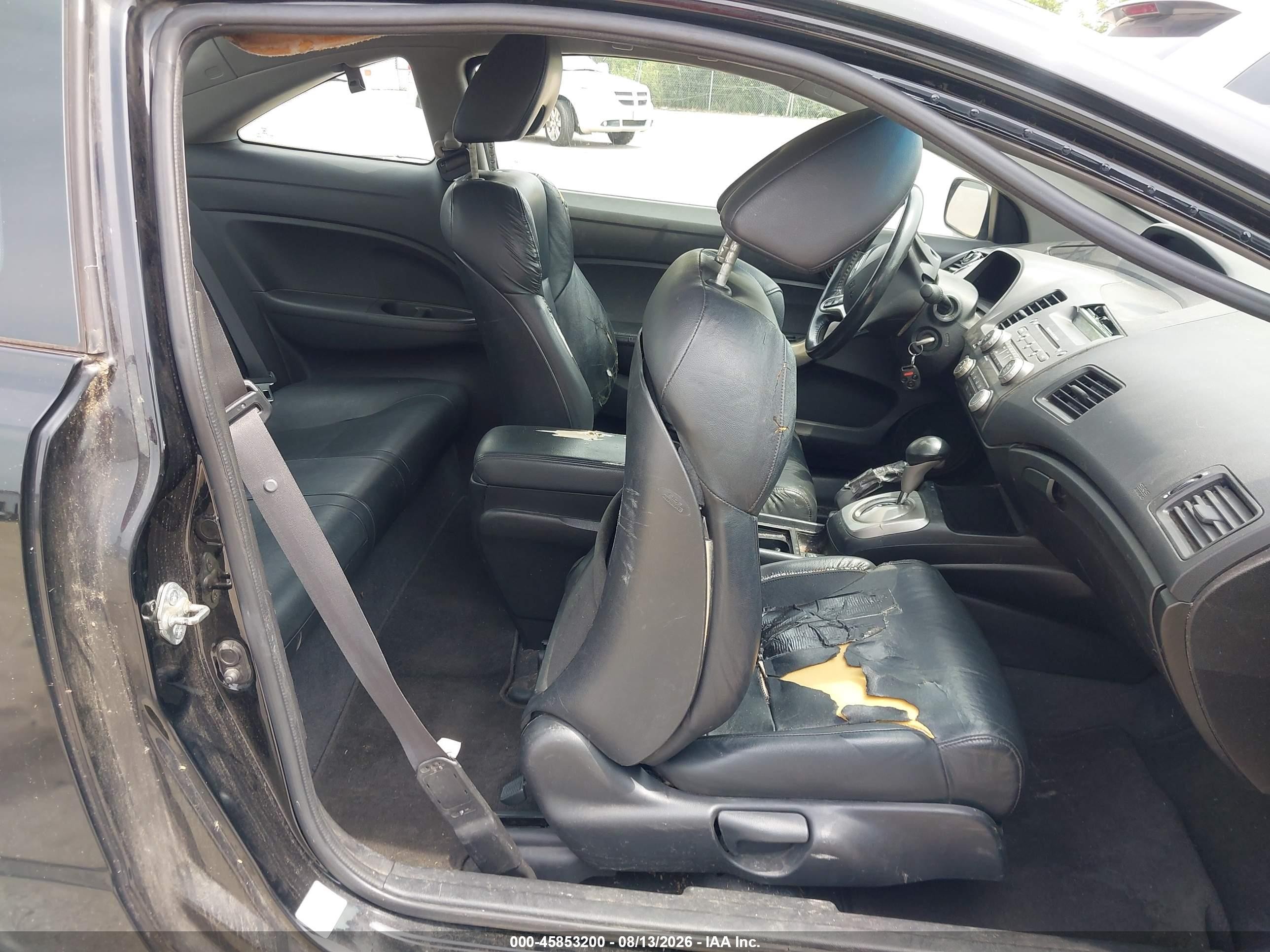 2009 Honda Civic Ex-l Black vin: 2HGFG12989H526846