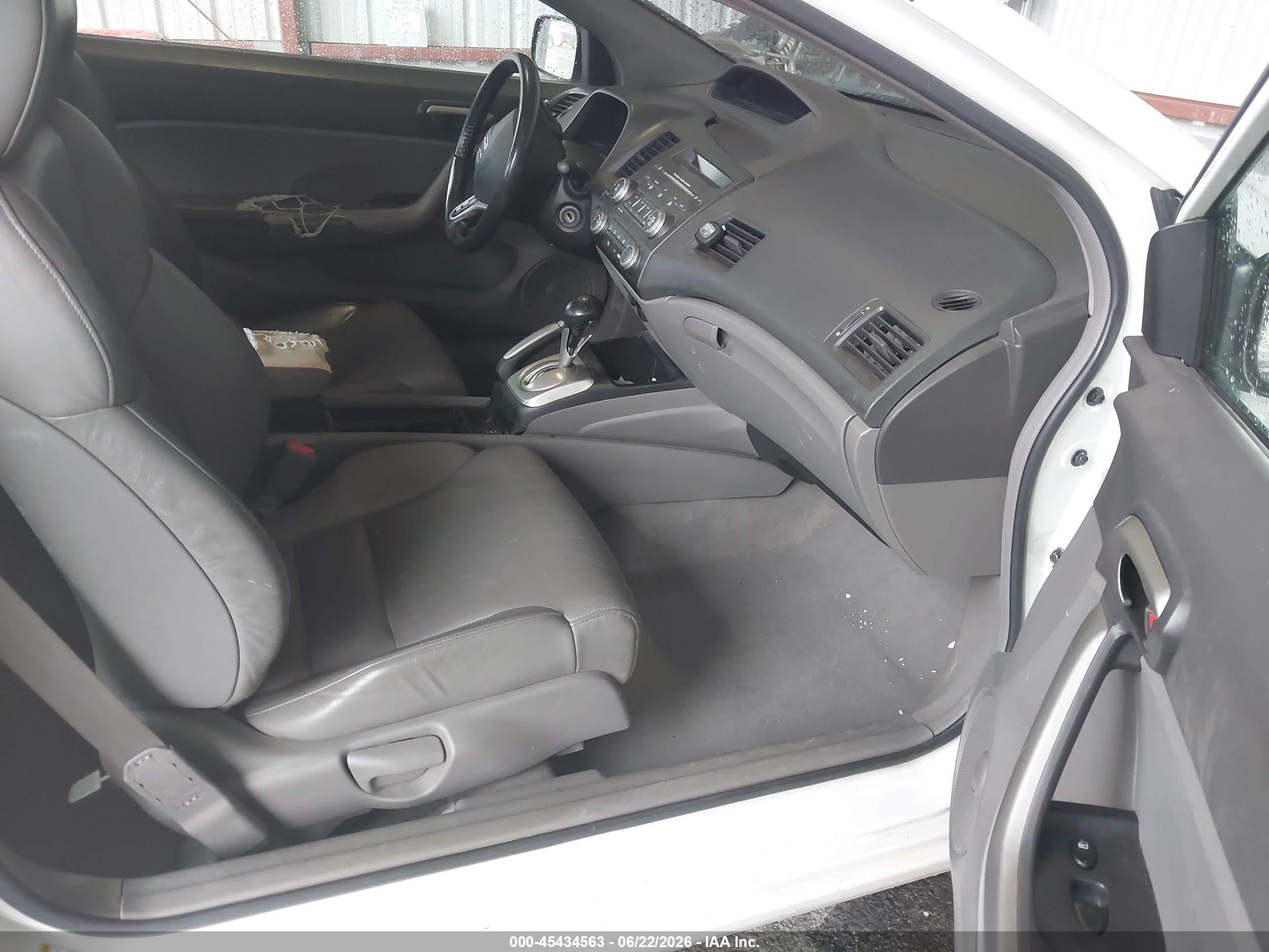 2009 Honda Civic Ex-l Белый vin: 2HGFG12989H535966