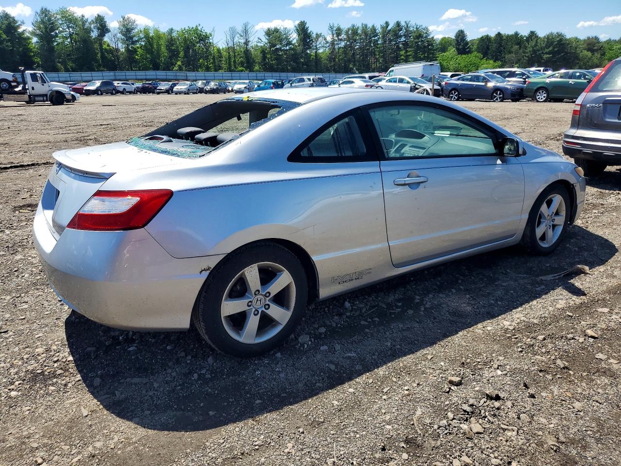 2008 Honda Civic Exl Silver vin: 2HGFG12998H547199