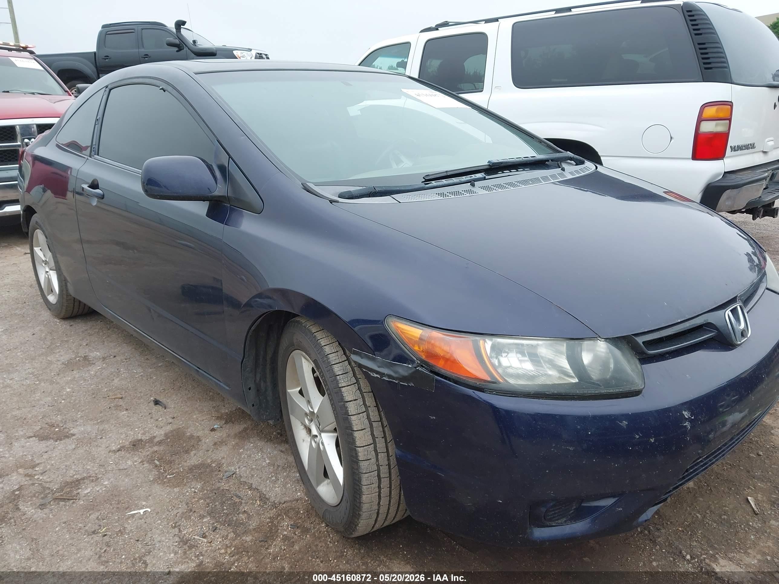 2008 Honda Civic Ex-l Dark Blue vin: 2HGFG12998H570837