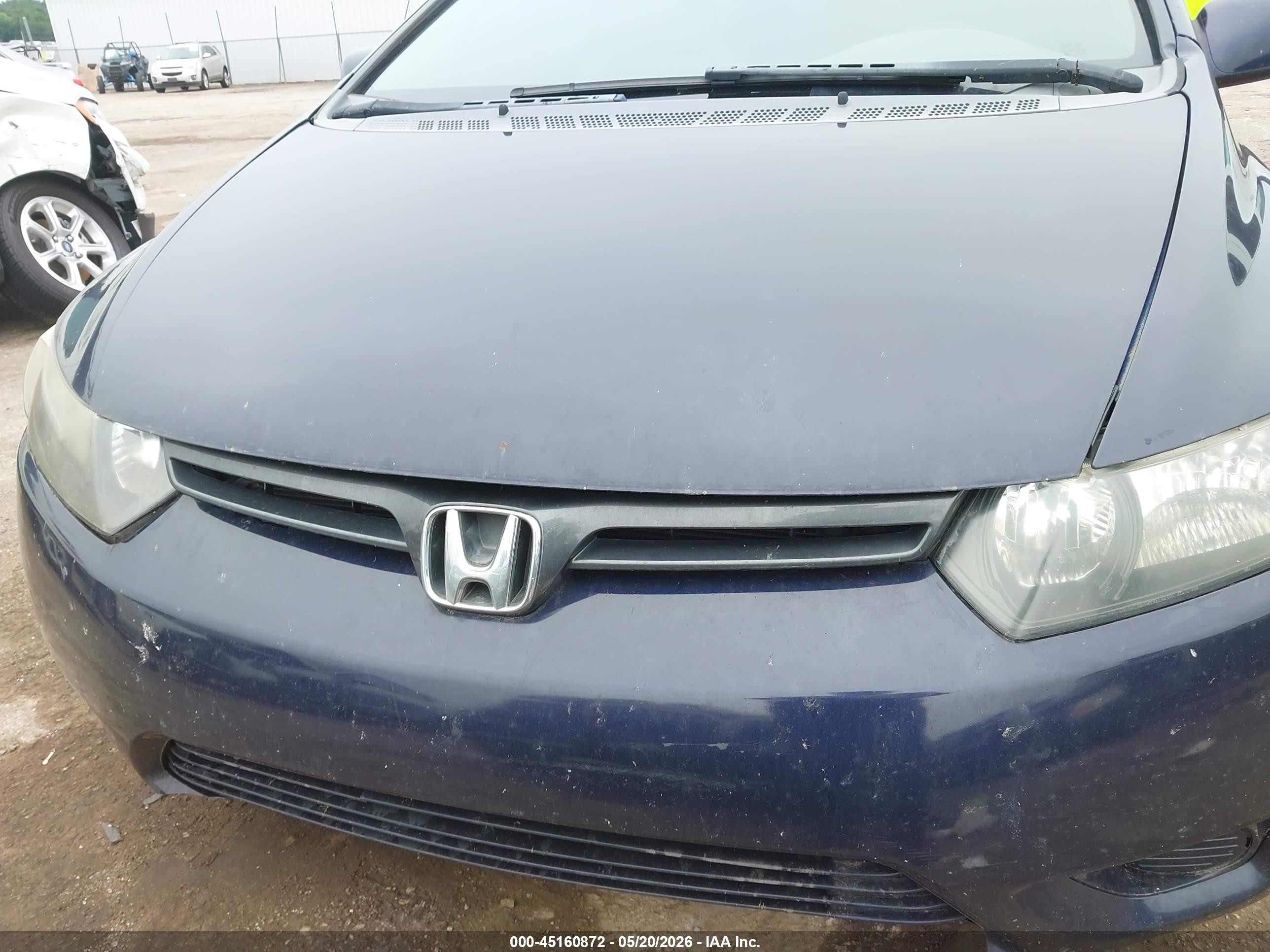 2008 Honda Civic Ex-l Dark Blue vin: 2HGFG12998H570837