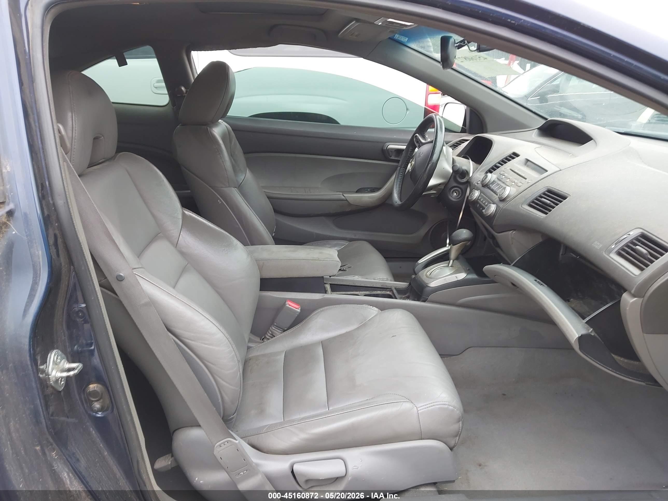 2008 Honda Civic Ex-l Dark Blue vin: 2HGFG12998H570837