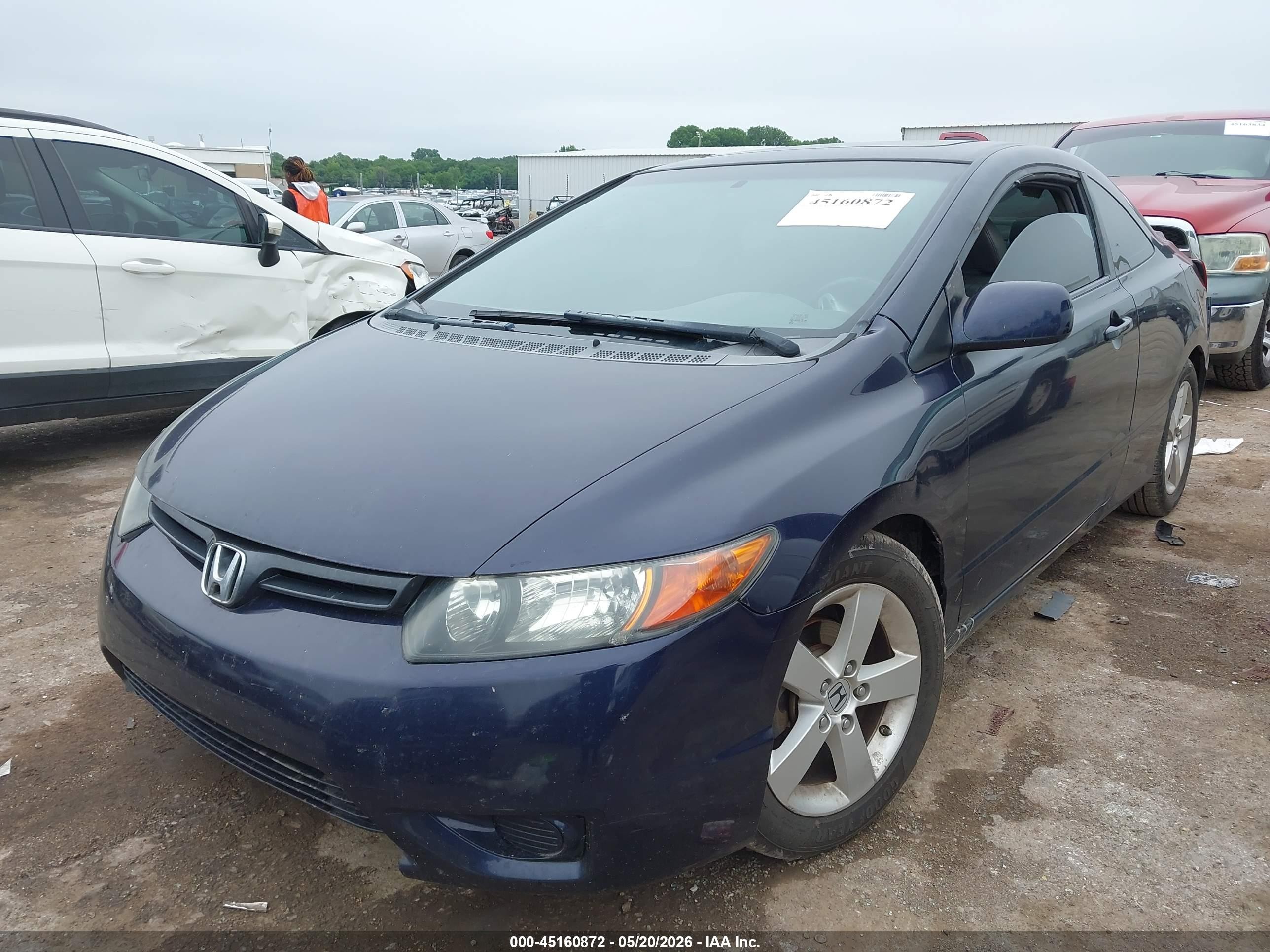 2008 Honda Civic Ex-l Dark Blue vin: 2HGFG12998H570837