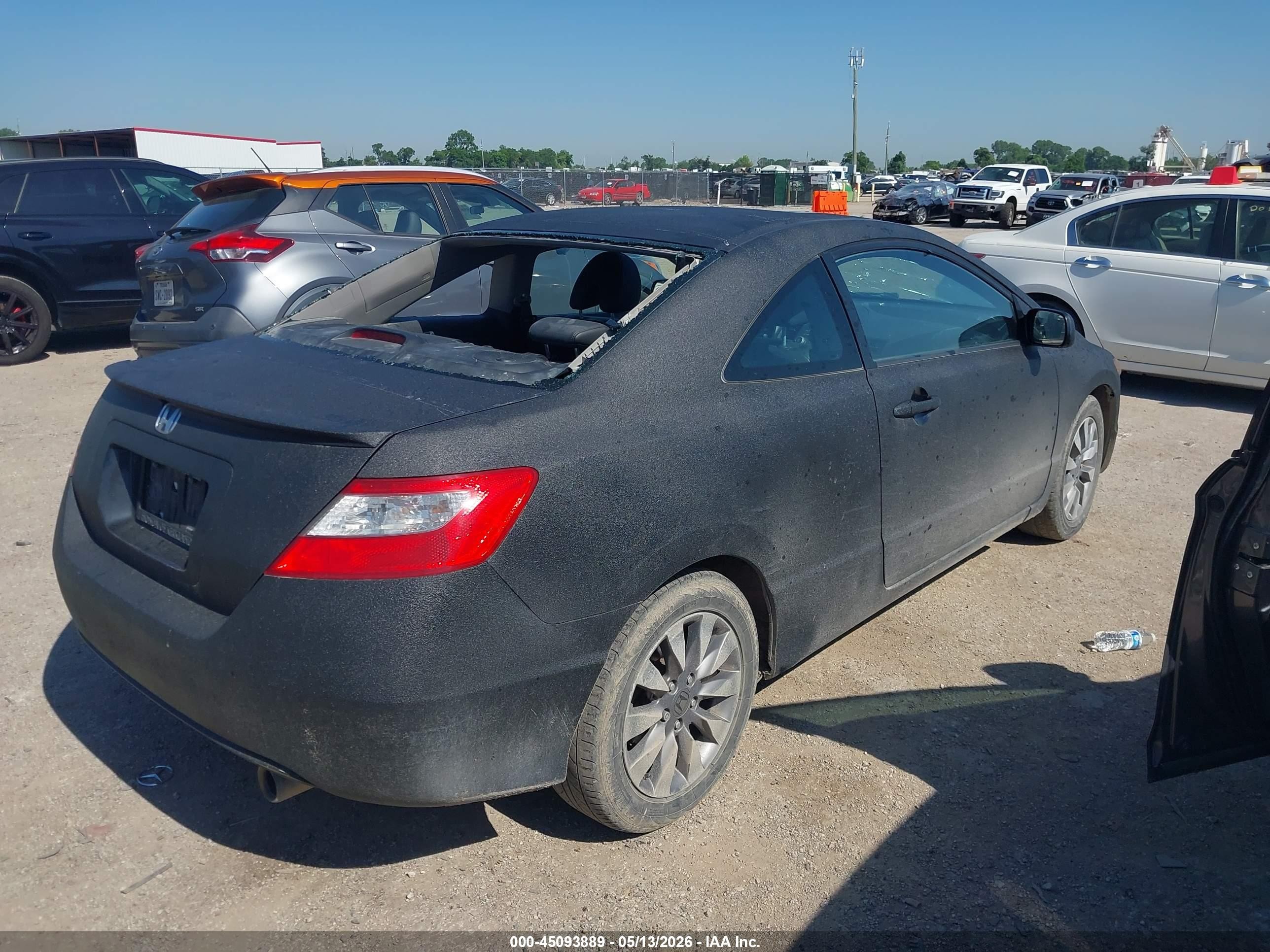 2009 Honda Civic Ex-l Black vin: 2HGFG12999H527679