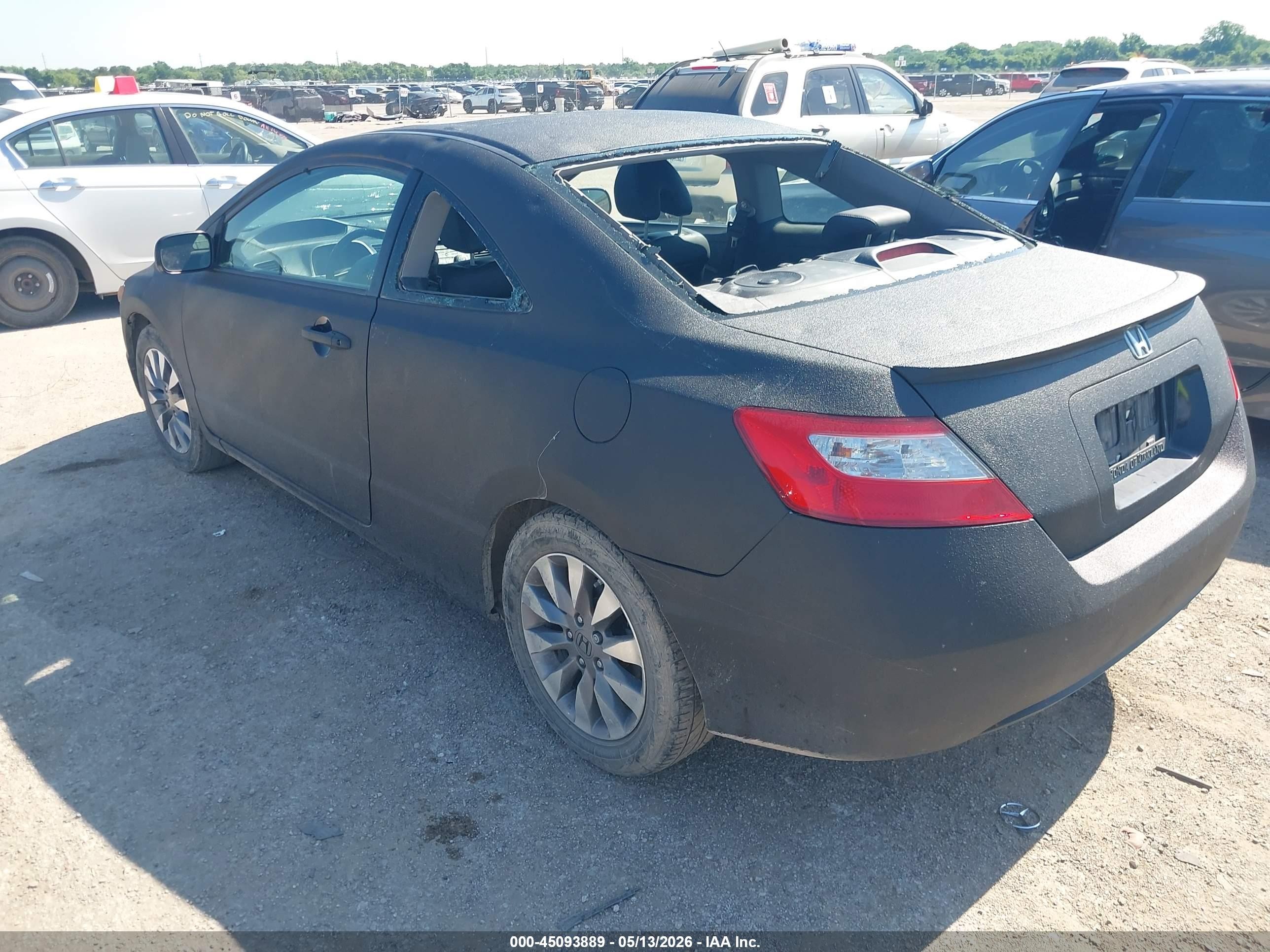 2009 Honda Civic Ex-l Black vin: 2HGFG12999H527679