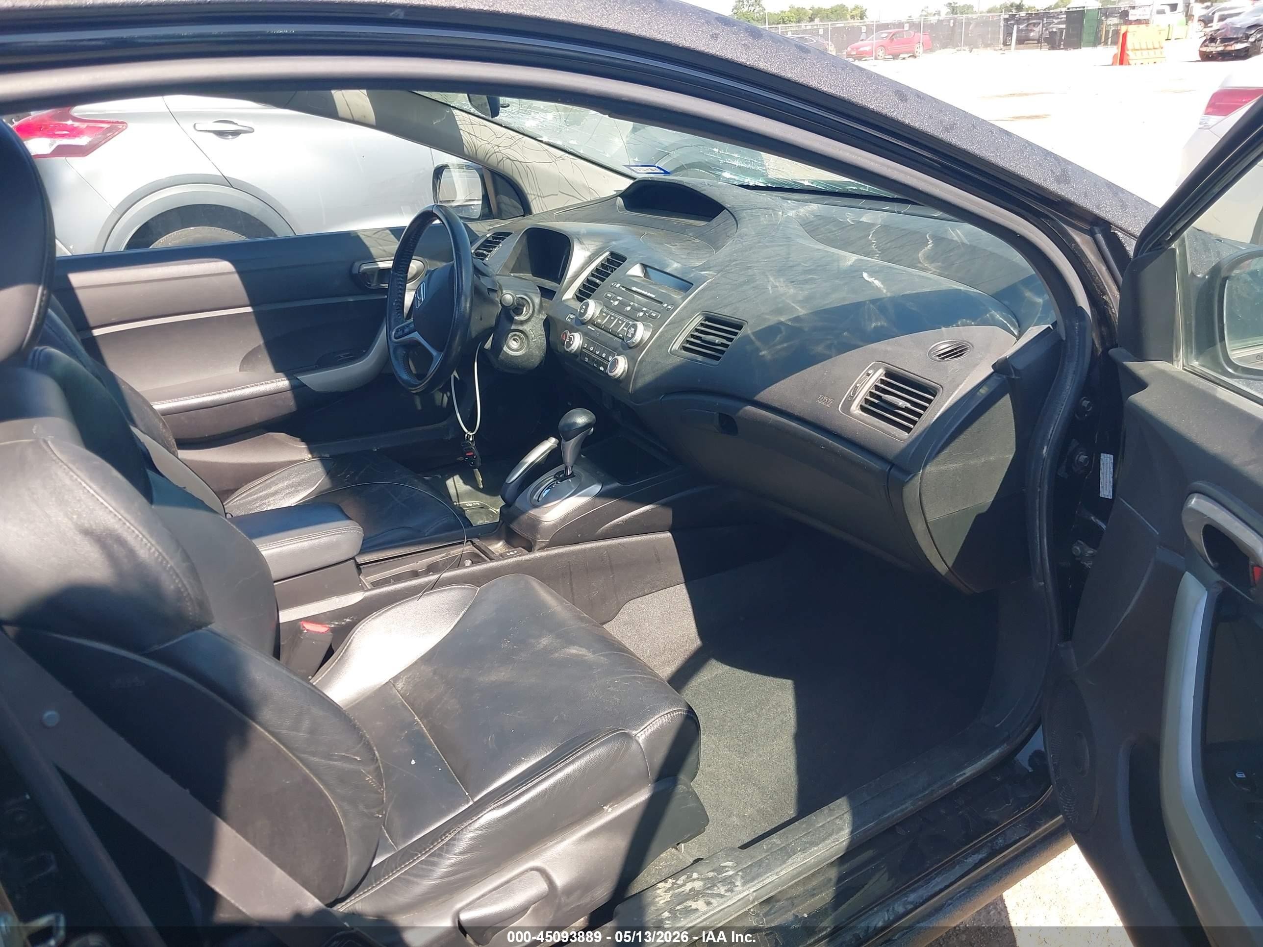 2009 Honda Civic Ex-l Black vin: 2HGFG12999H527679