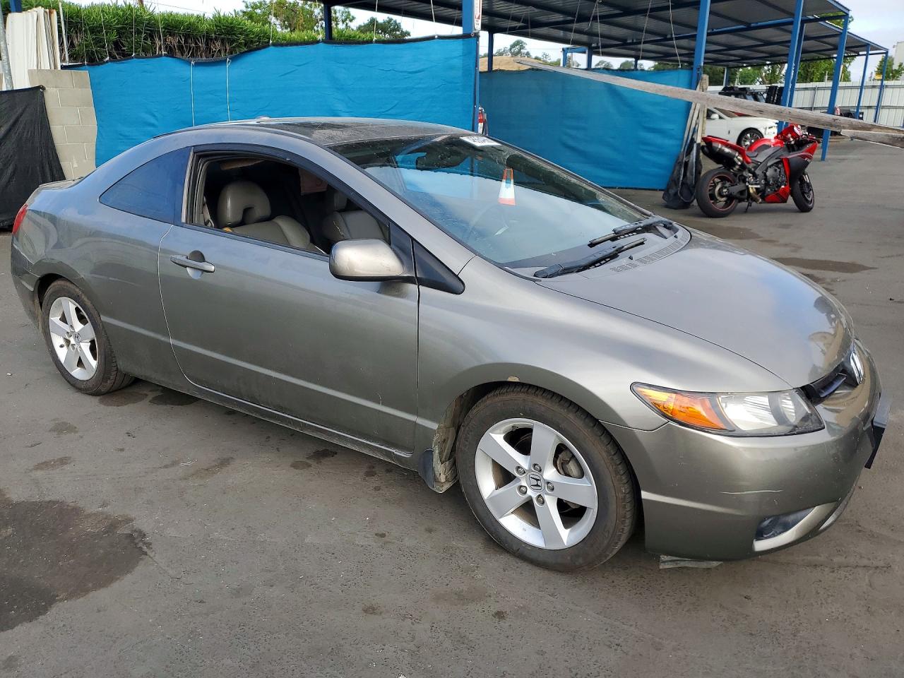 2008 Honda Civic Exl Beige vin: 2HGFG129X8H508766
