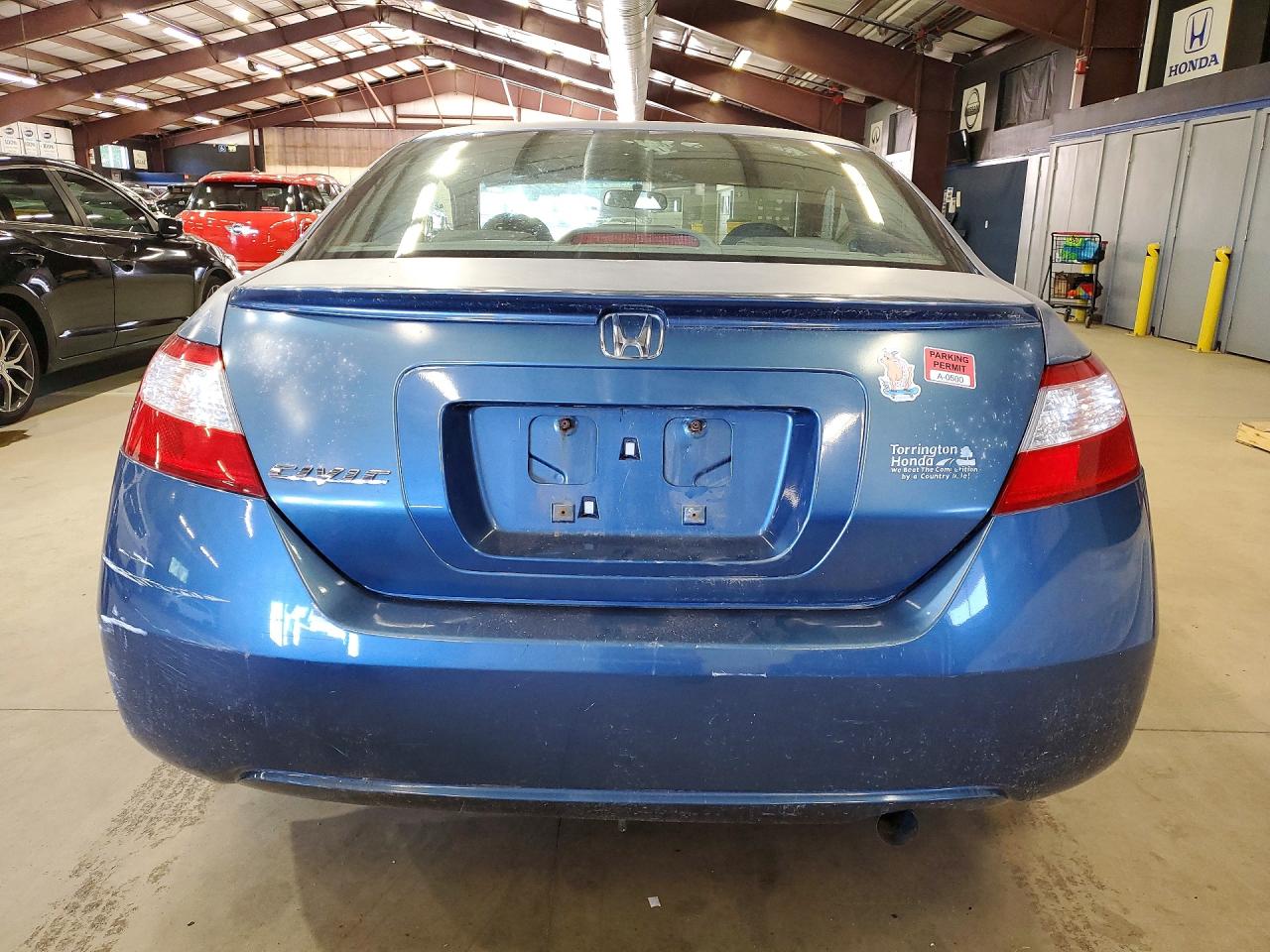2008 Honda Civic Exl Blue vin: 2HGFG129X8H517743
