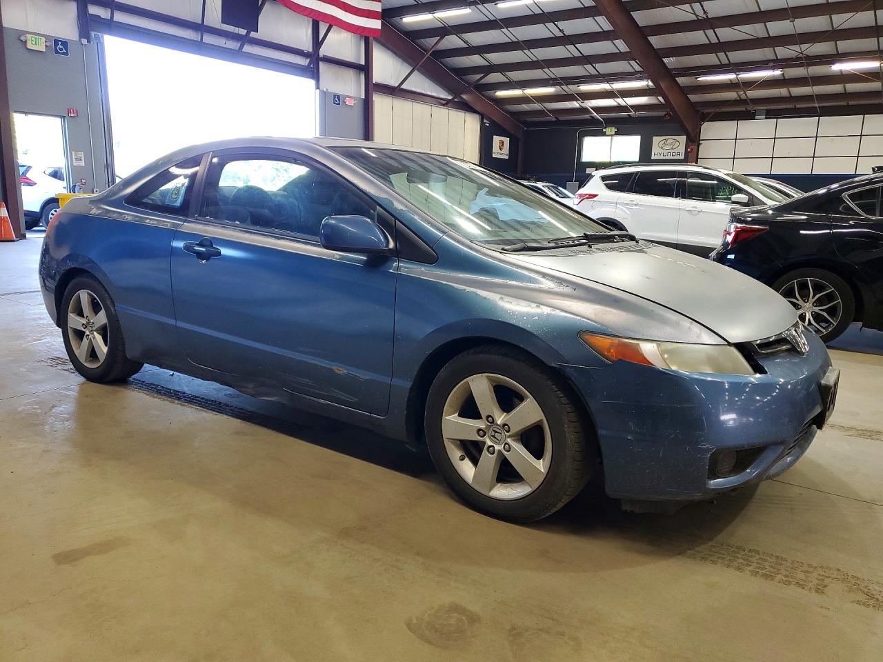 2008 Honda Civic Exl Blue vin: 2HGFG129X8H517743