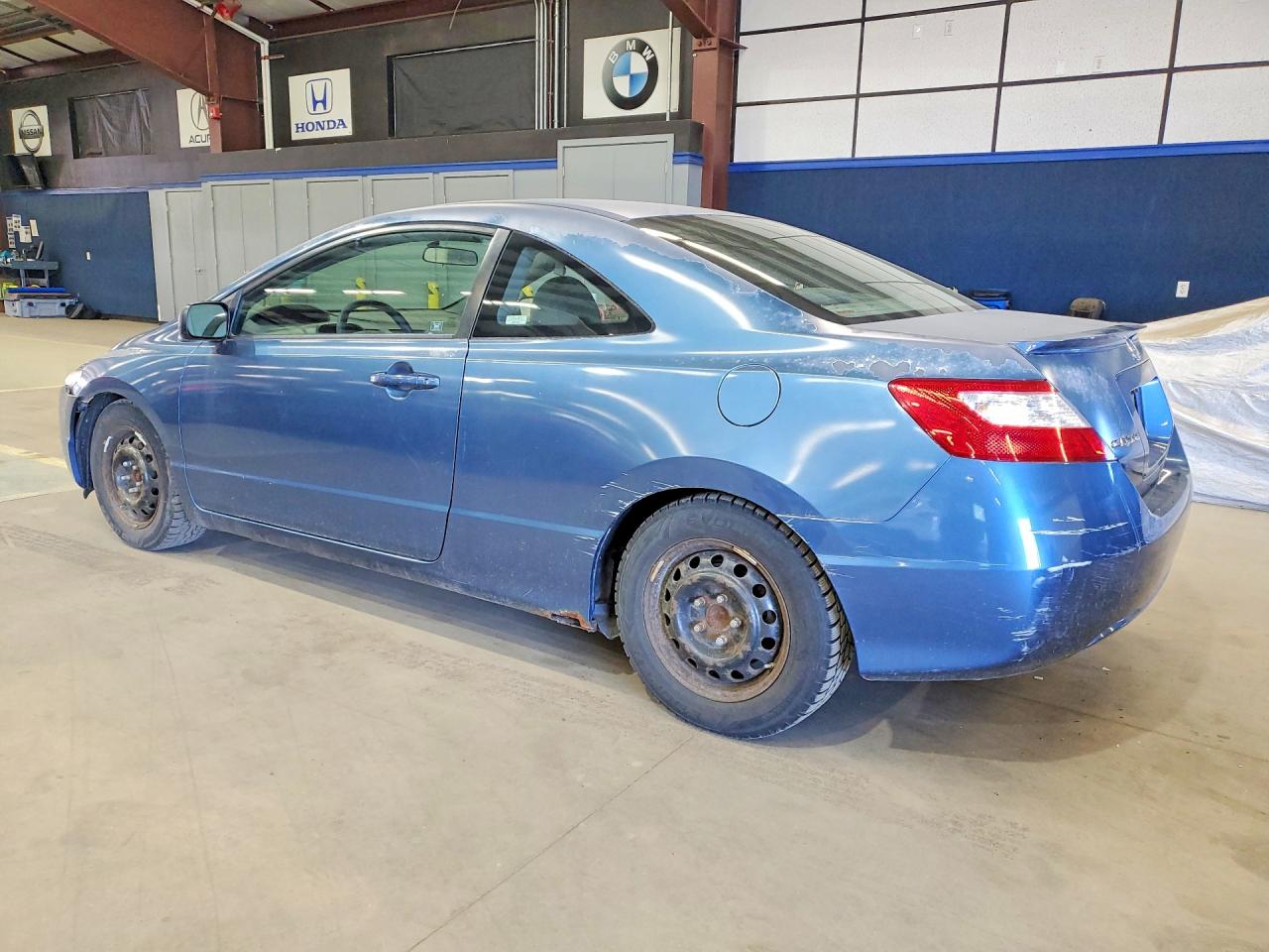 2008 Honda Civic Exl Blue vin: 2HGFG129X8H517743