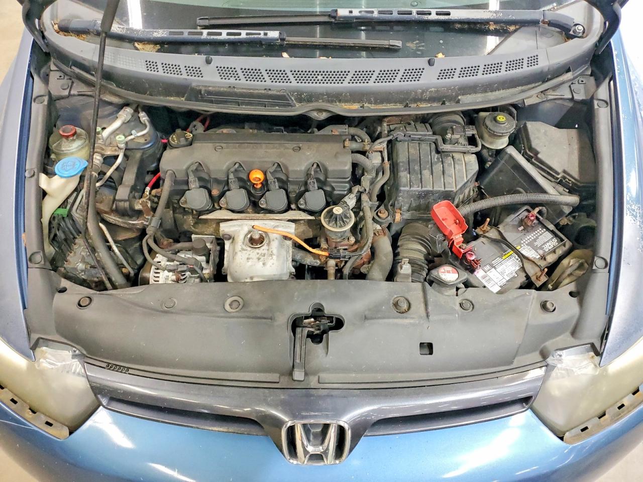 2008 Honda Civic Exl Blue vin: 2HGFG129X8H517743
