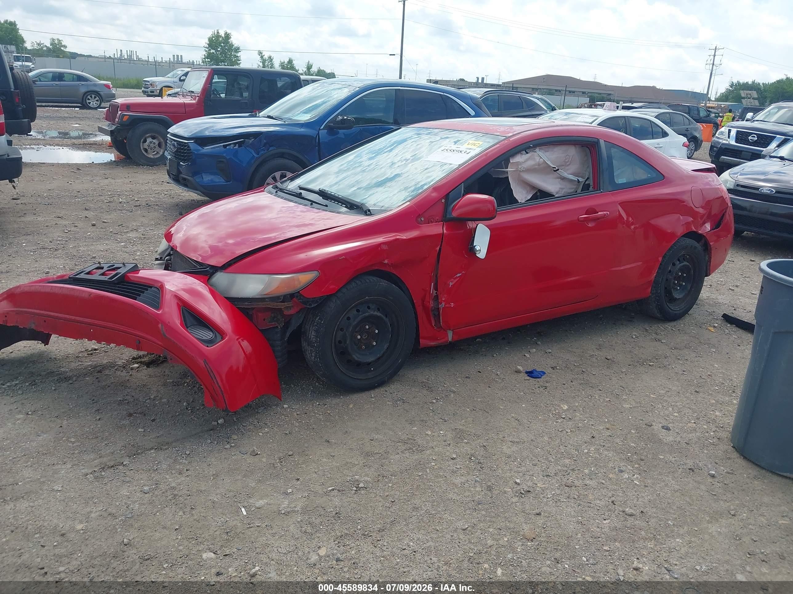 2008 Honda Civic Ex-l Красный vin: 2HGFG129X8H518021