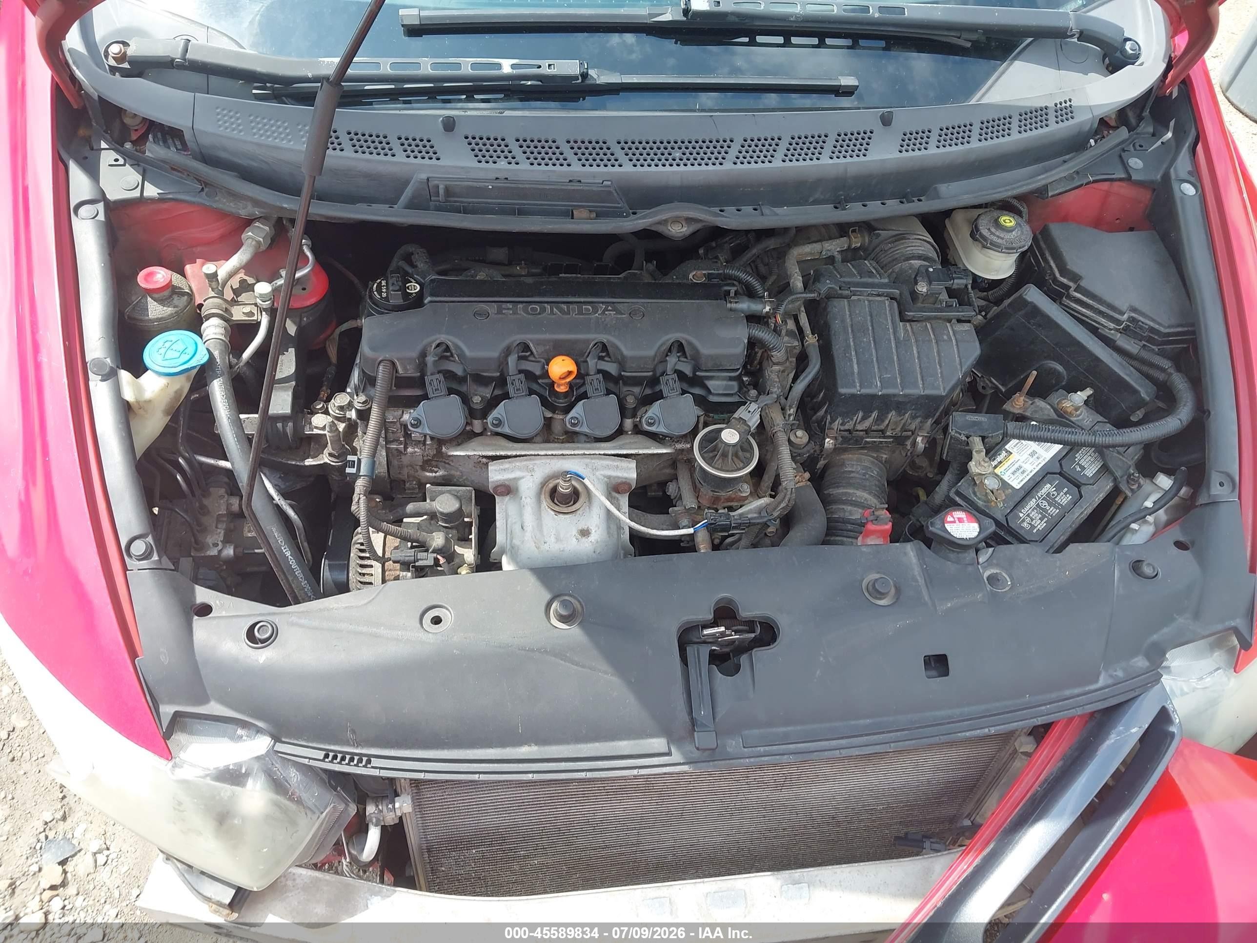 2008 Honda Civic Ex-l Красный vin: 2HGFG129X8H518021