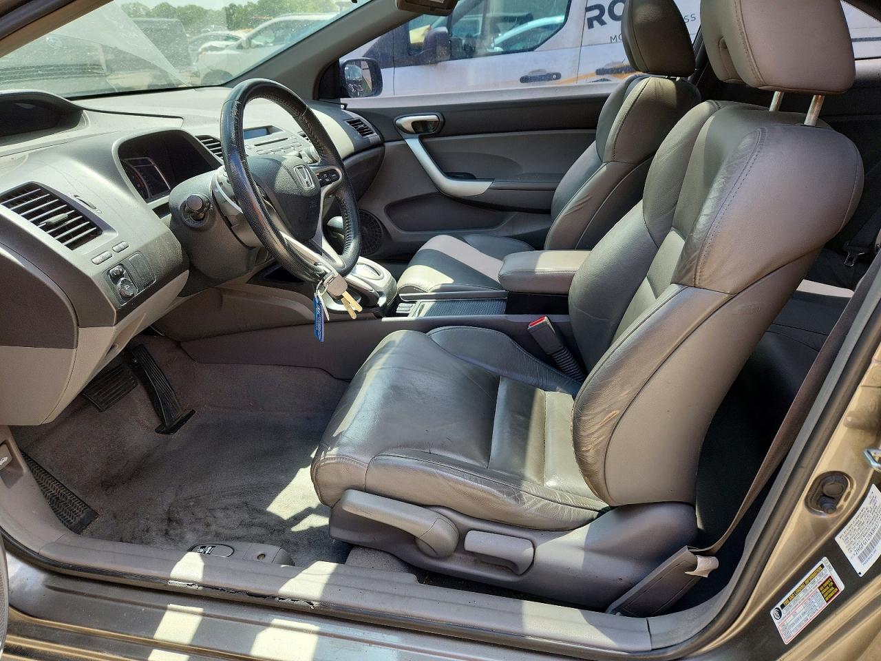 2008 Honda Civic Exl Gray vin: 2HGFG129X8H577277