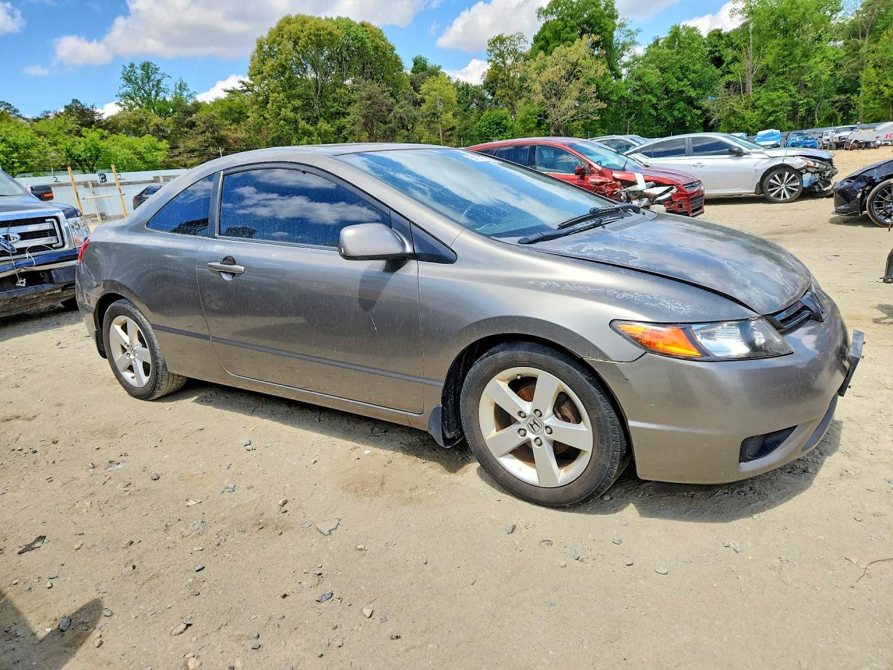 2008 Honda Civic Exl Gray vin: 2HGFG129X8H577277