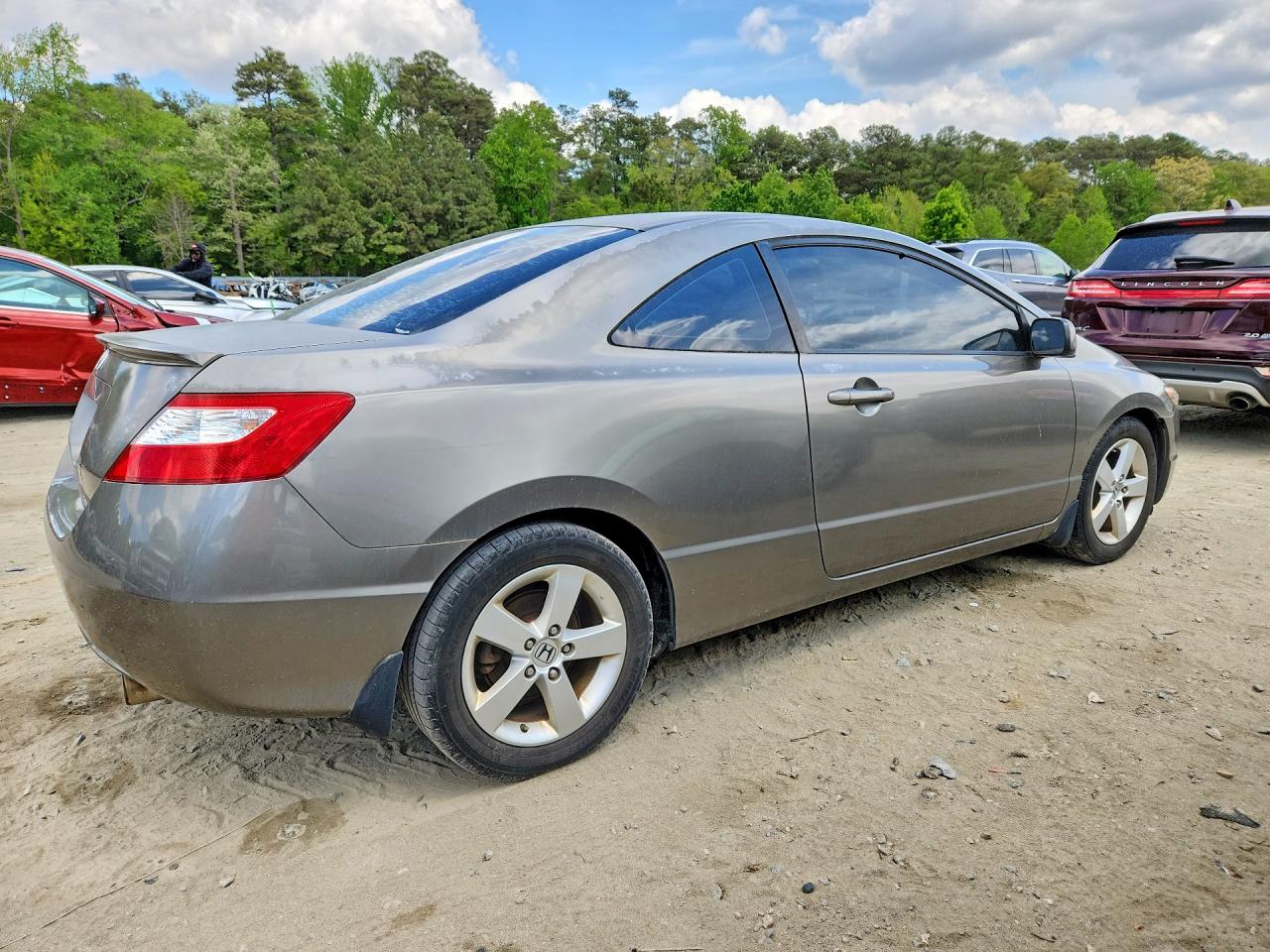 2008 Honda Civic Exl Gray vin: 2HGFG129X8H577277