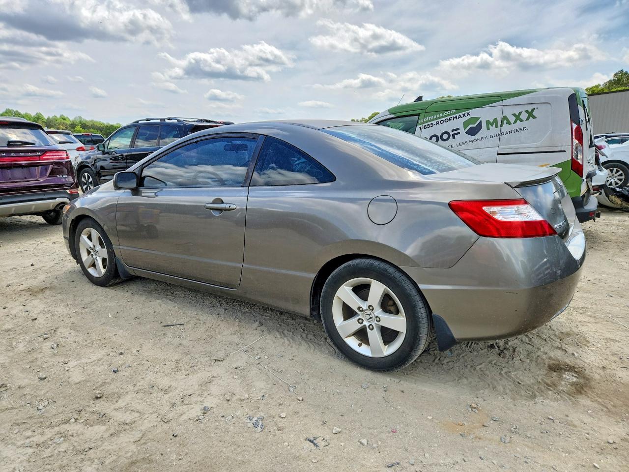 2008 Honda Civic Exl Gray vin: 2HGFG129X8H577277