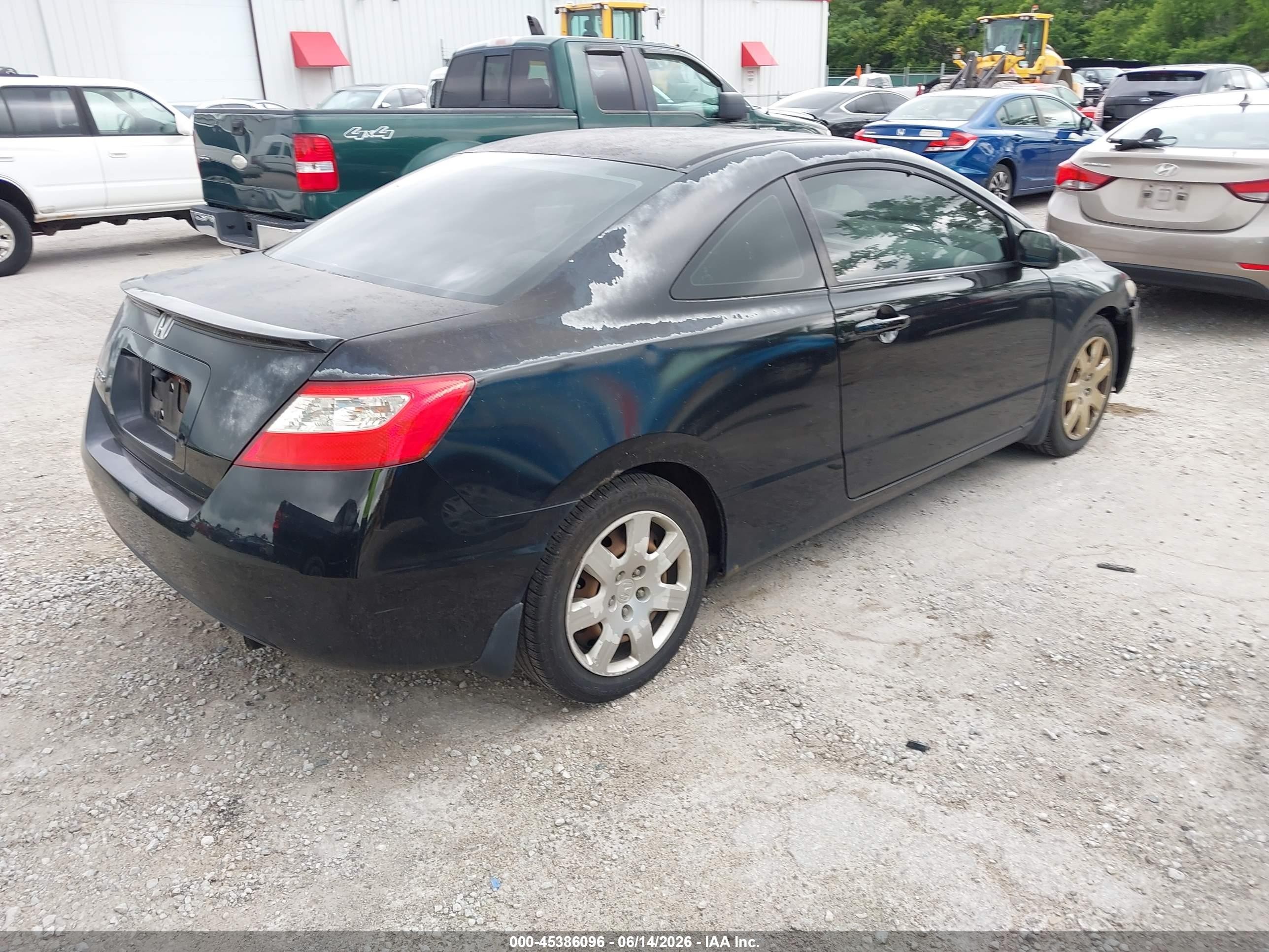 2010 Honda Civic Lx Black vin: 2HGFG1A61AH526800