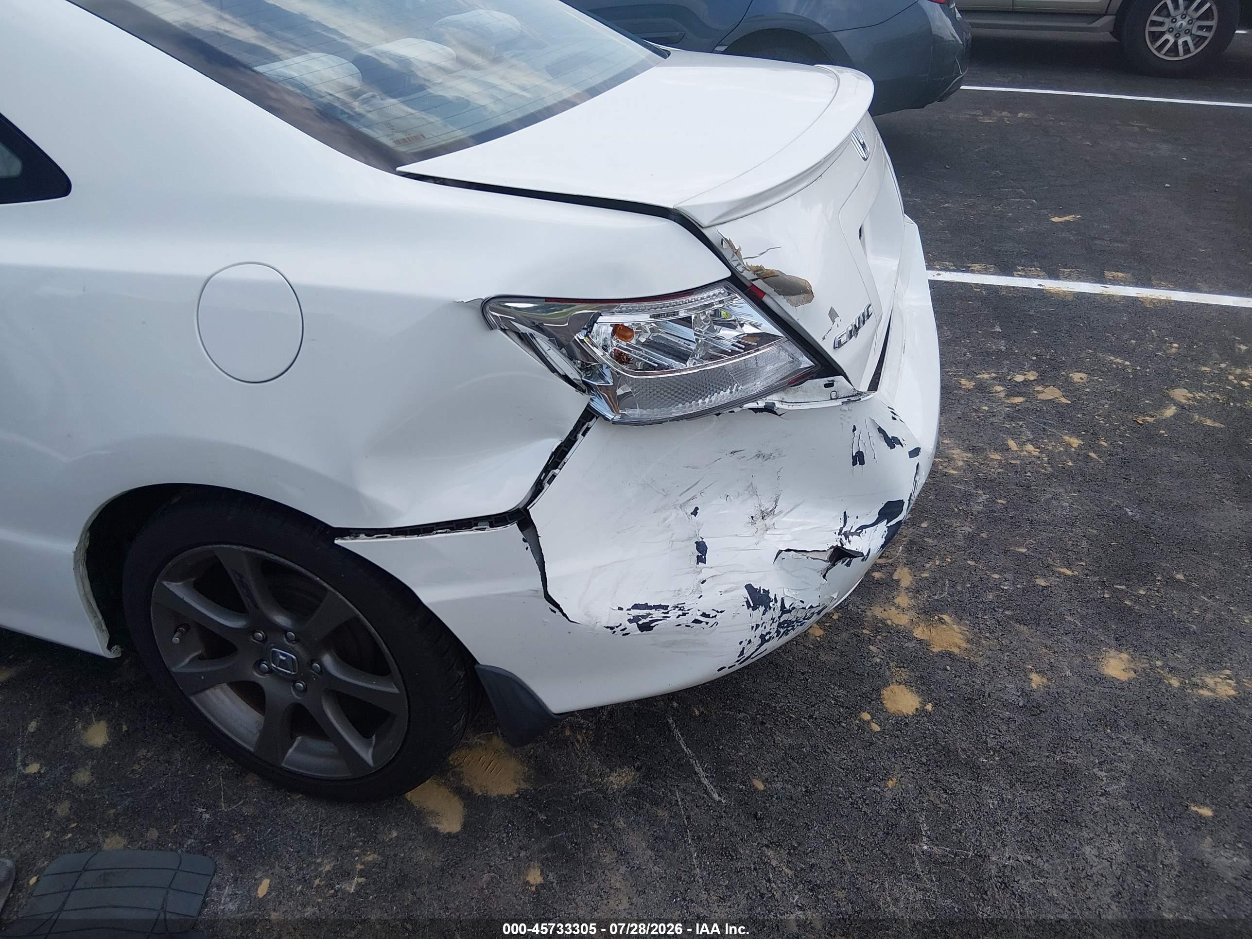 2010 Honda Civic Lx White vin: 2HGFG1A63AH515622