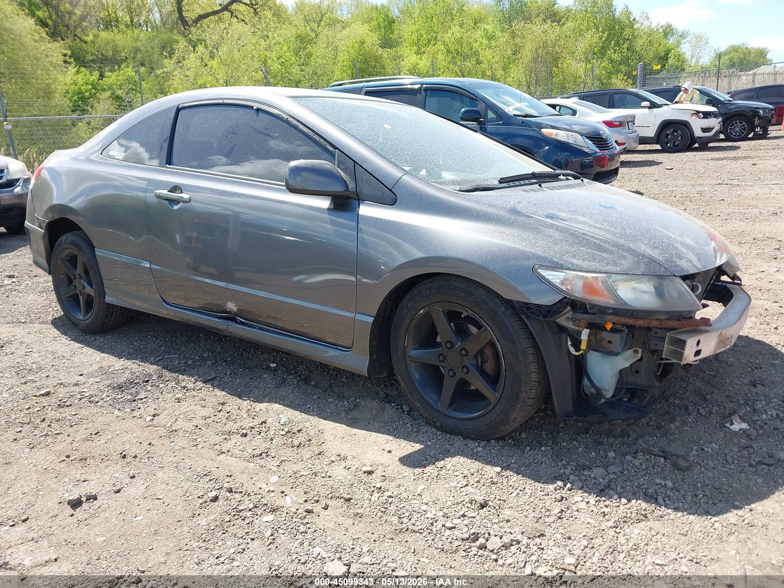 2010 Honda Civic Lx Gray vin: 2HGFG1A64AH504161