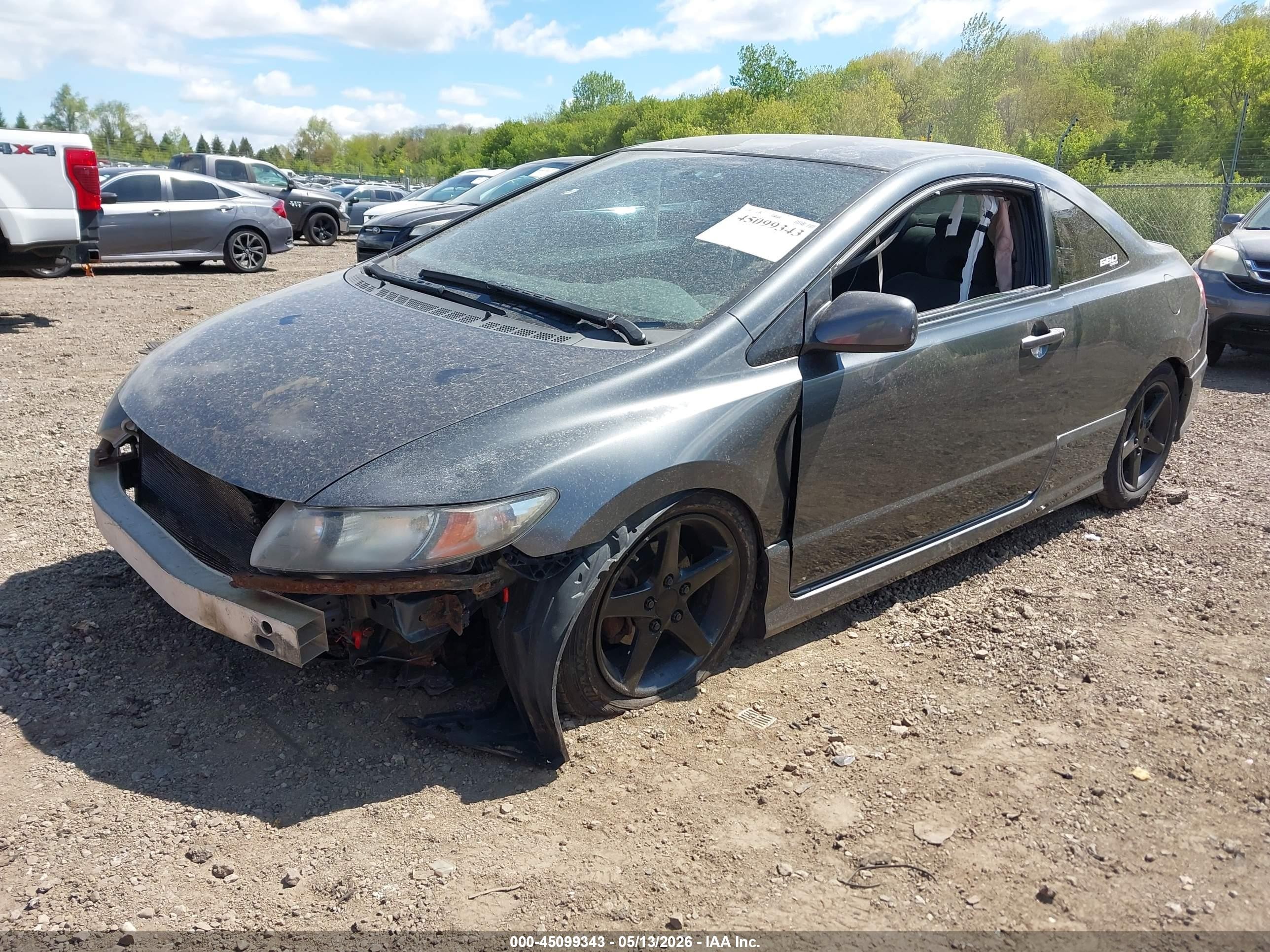 2010 Honda Civic Lx Gray vin: 2HGFG1A64AH504161