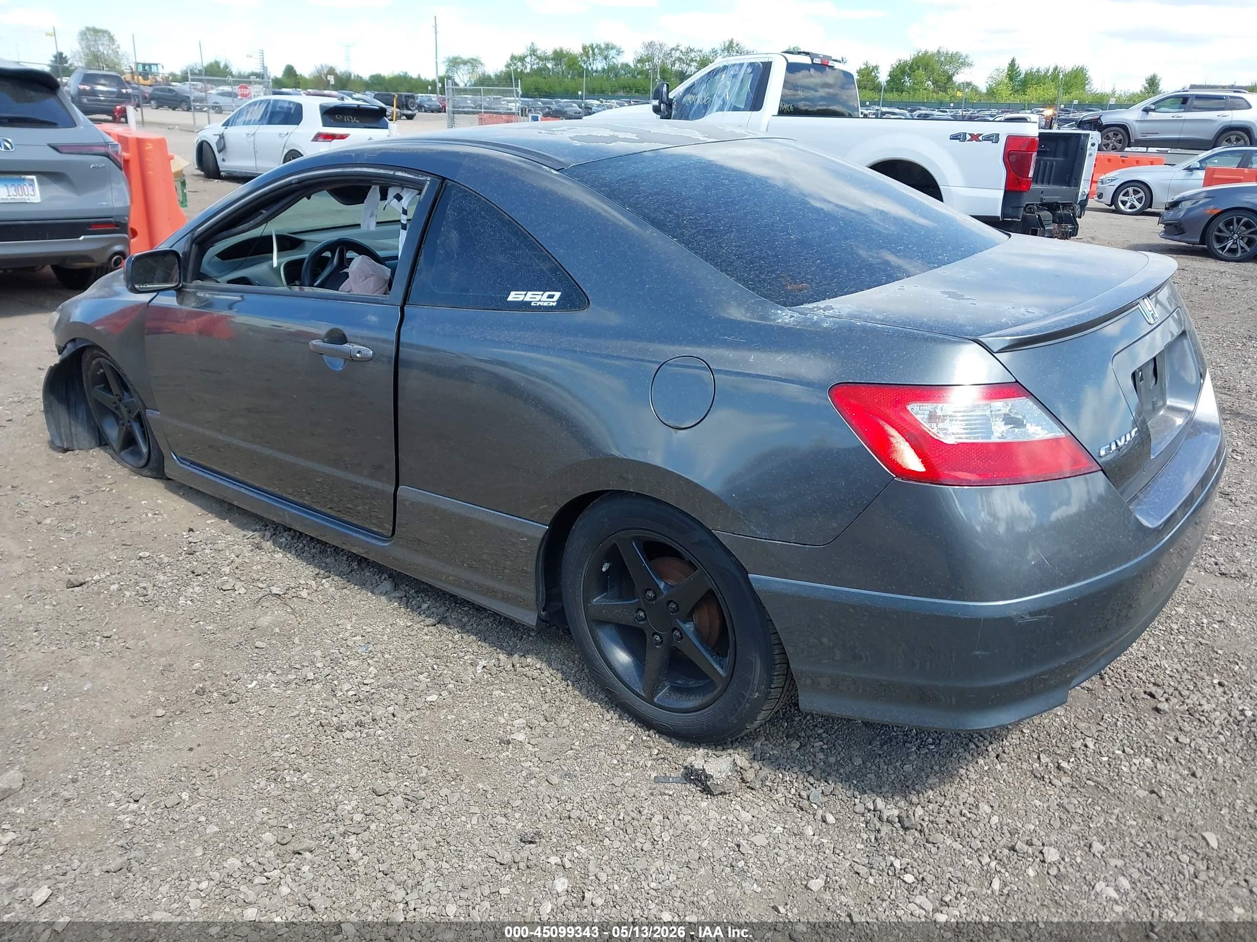 2010 Honda Civic Lx Gray vin: 2HGFG1A64AH504161
