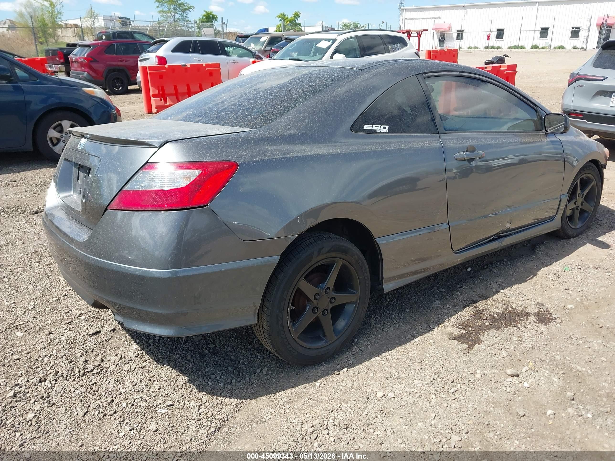 2010 Honda Civic Lx Gray vin: 2HGFG1A64AH504161