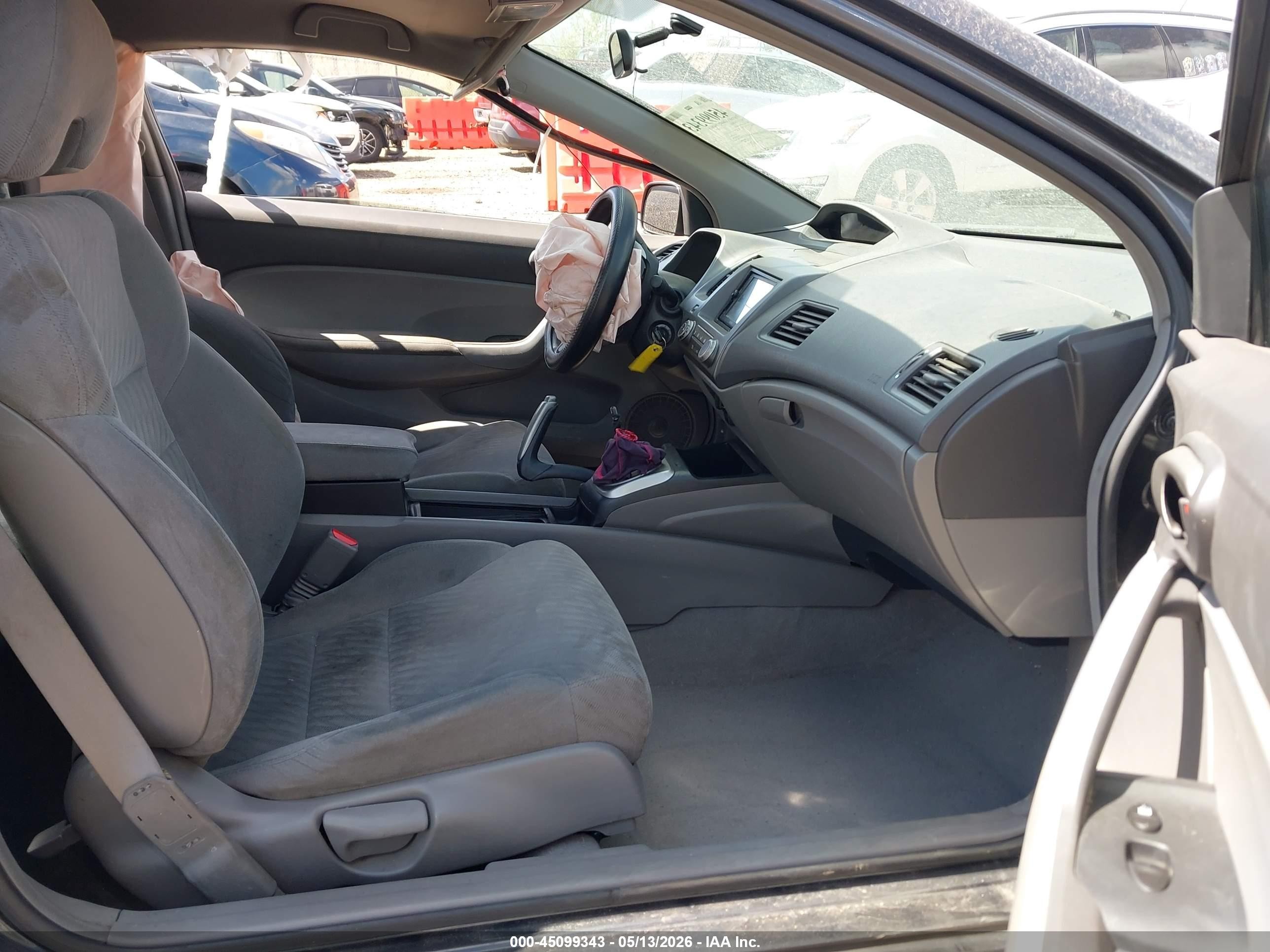 2010 Honda Civic Lx Gray vin: 2HGFG1A64AH504161