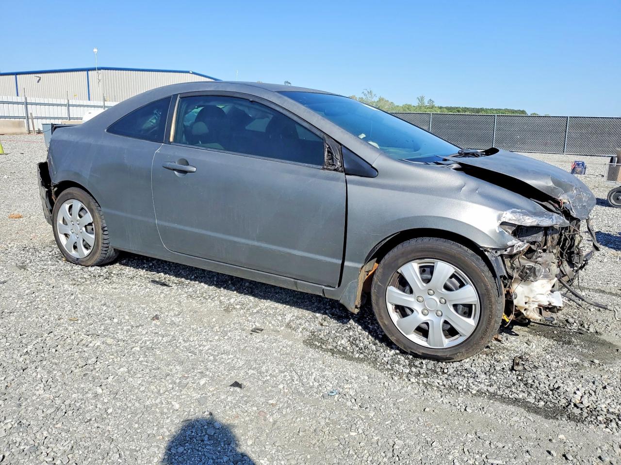 2010 Honda Civic Lx Gray vin: 2HGFG1A64AH513359