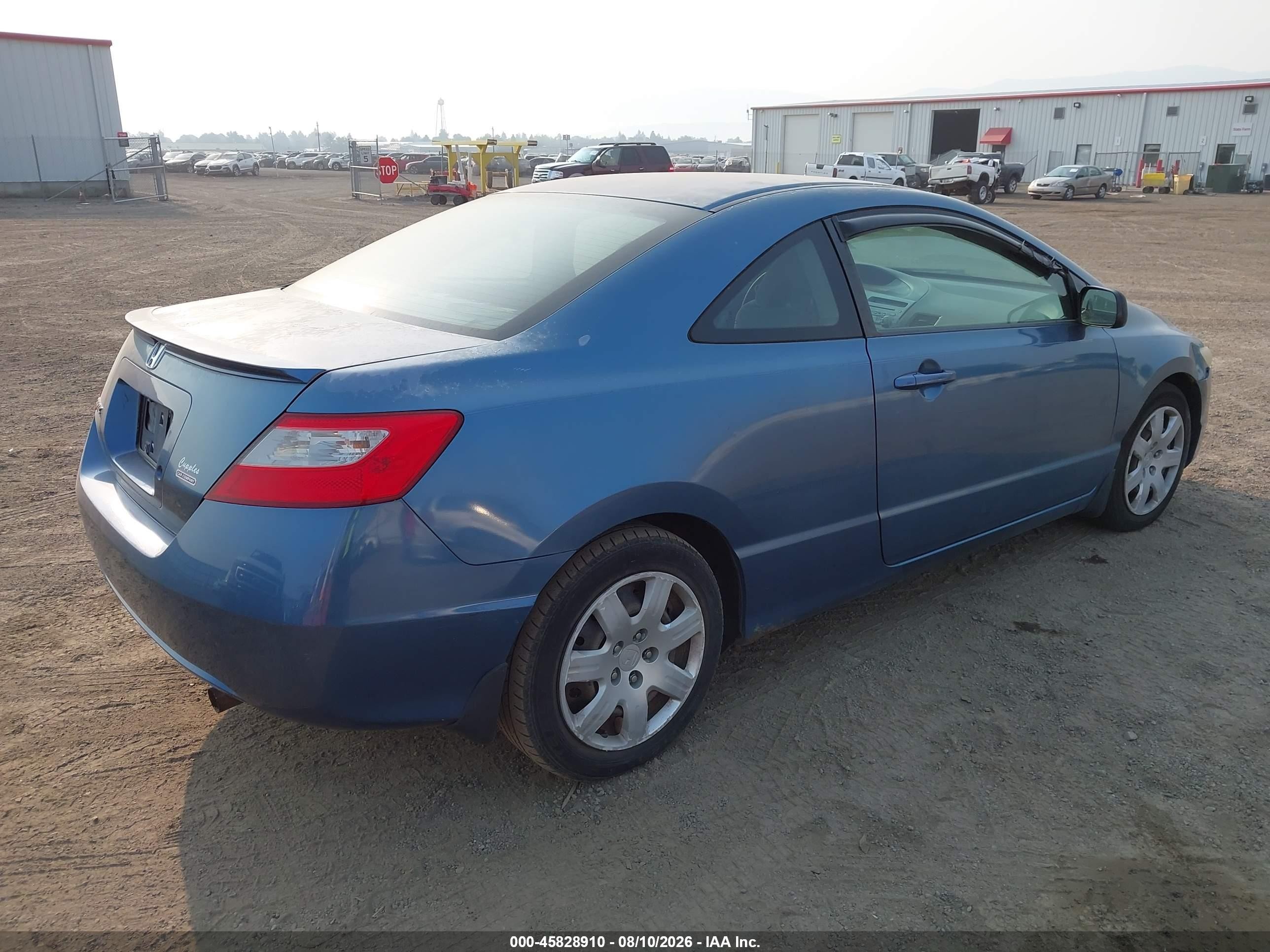 2011 Honda Civic Lx Blue vin: 2HGFG1A64BH500063