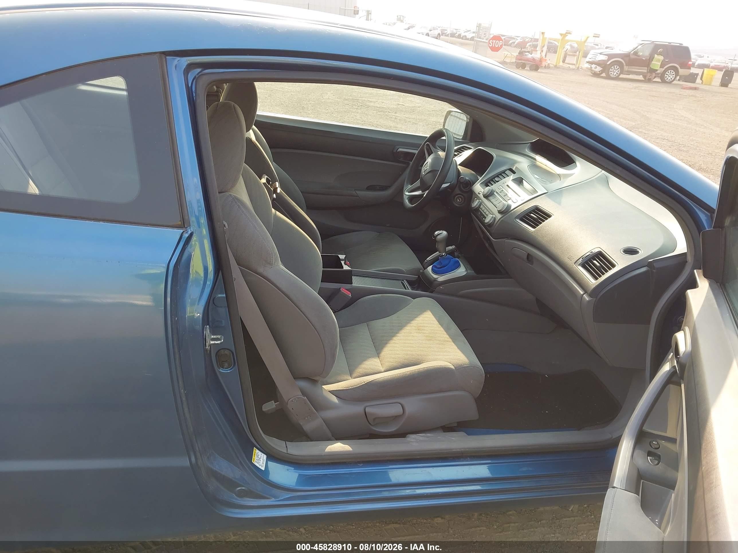 2011 Honda Civic Lx Blue vin: 2HGFG1A64BH500063