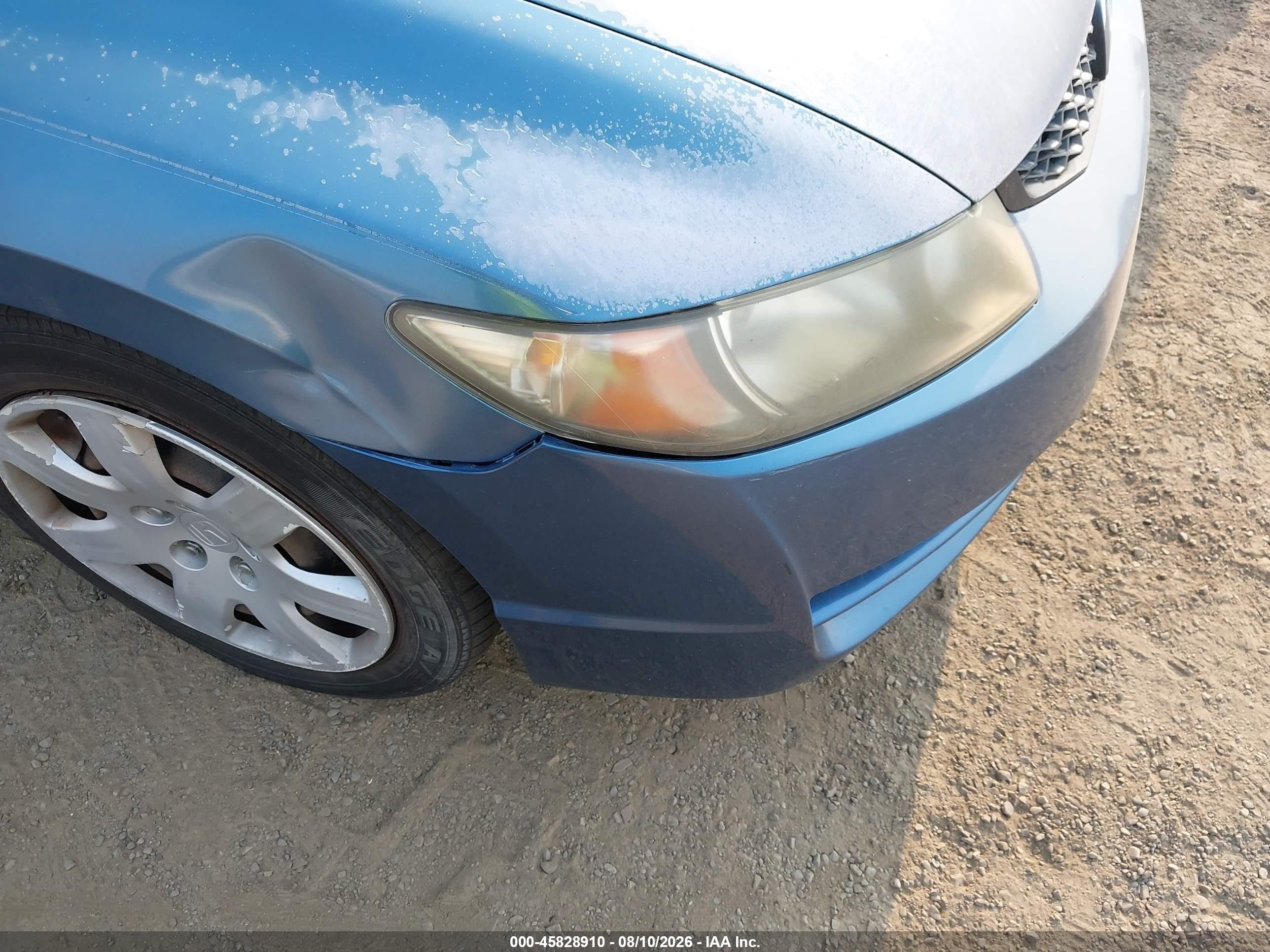 2011 Honda Civic Lx Blue vin: 2HGFG1A64BH500063