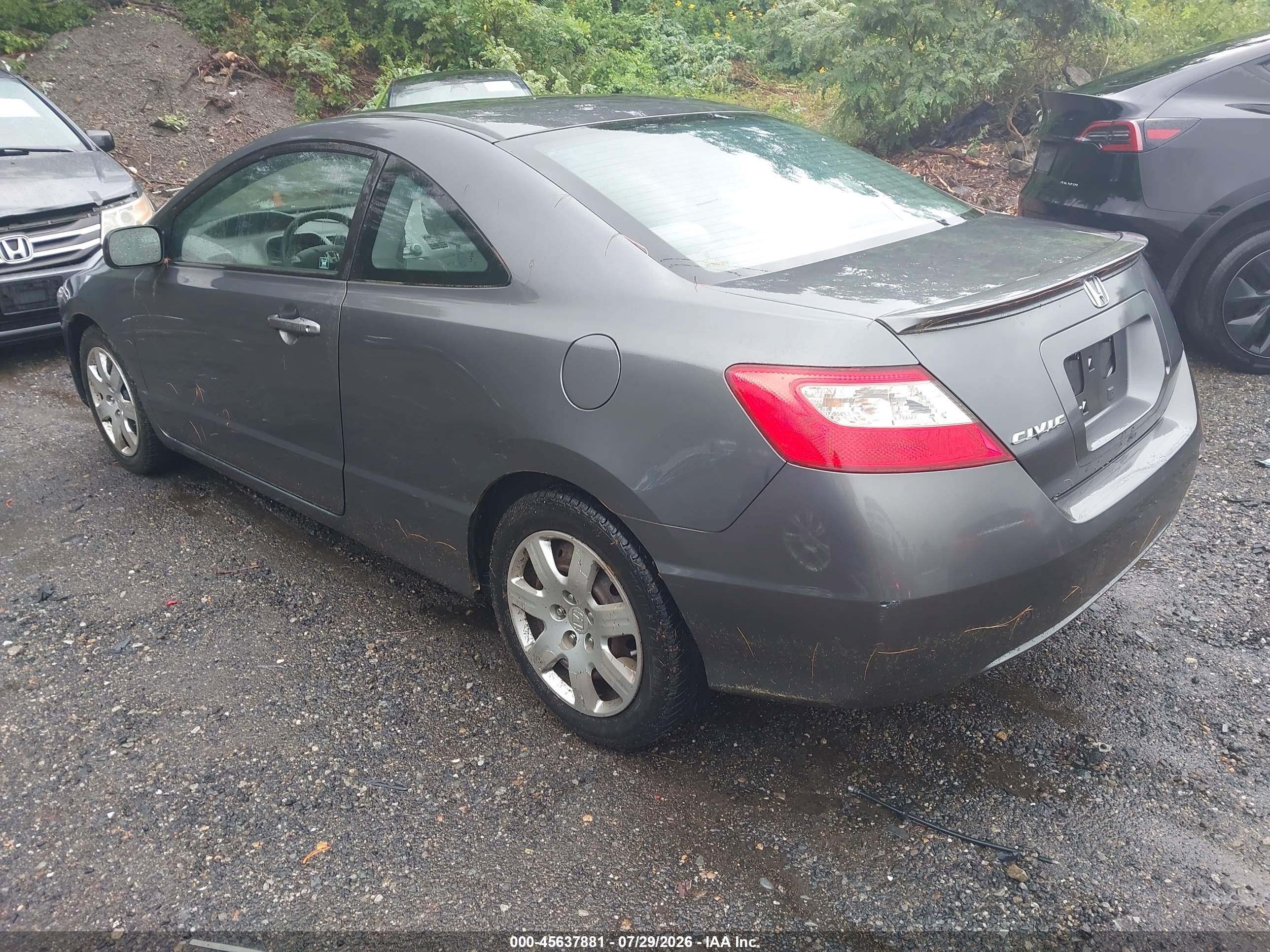 2010 Honda Civic Lx Gray vin: 2HGFG1A65AH519154