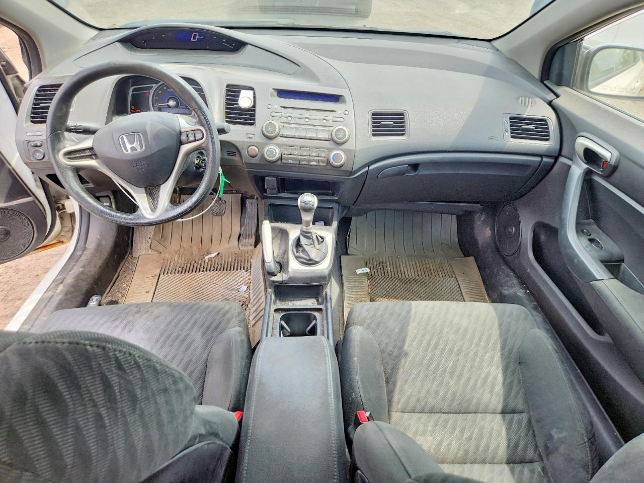 2010 Honda Civic Lx Белый vin: 2HGFG1A67AH002390