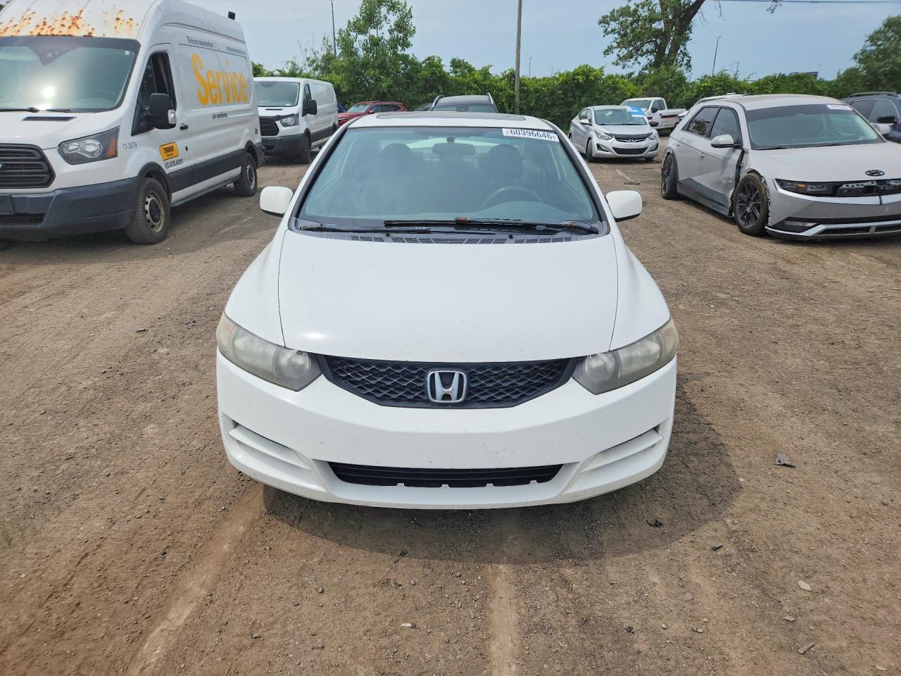 2010 Honda Civic Lx Белый vin: 2HGFG1A67AH002390