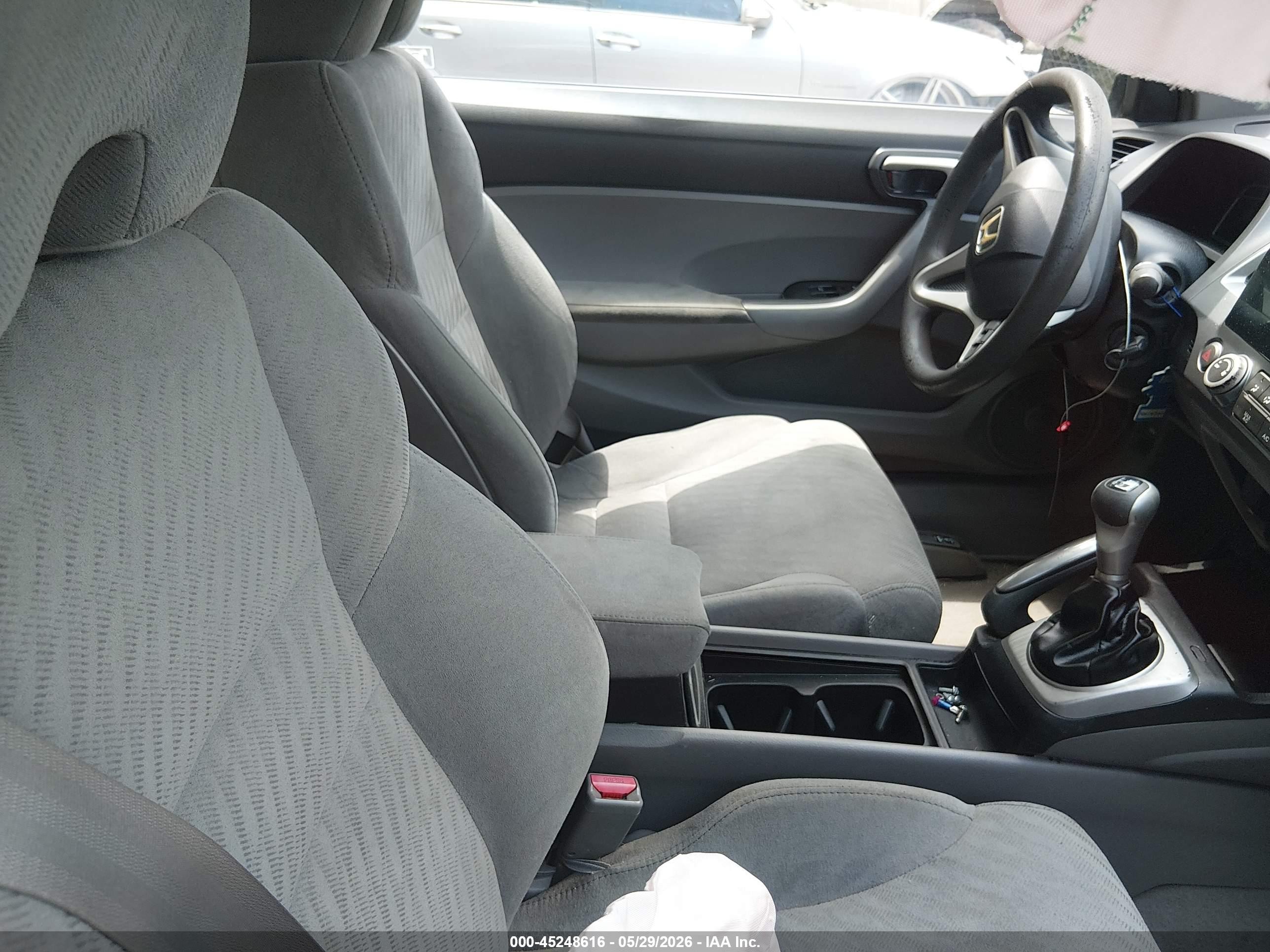 2010 Honda Civic Lx Gray vin: 2HGFG1A67AH504154