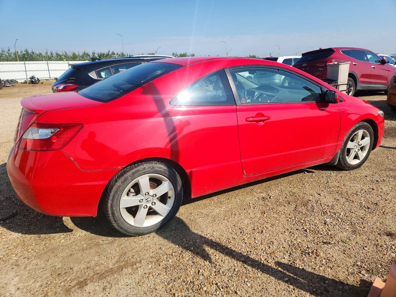 2011 Honda Civic Lx Red vin: 2HGFG1A67BH002570