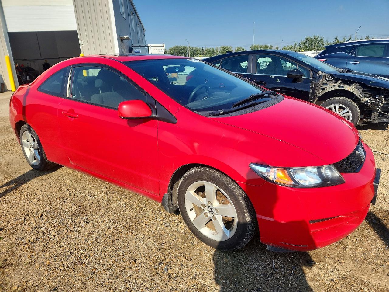 2011 Honda Civic Lx Red vin: 2HGFG1A67BH002570