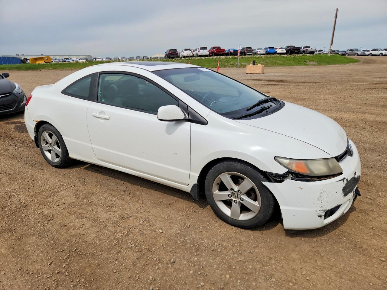2011 Honda Civic Lx White vin: 2HGFG1A6XBH000571