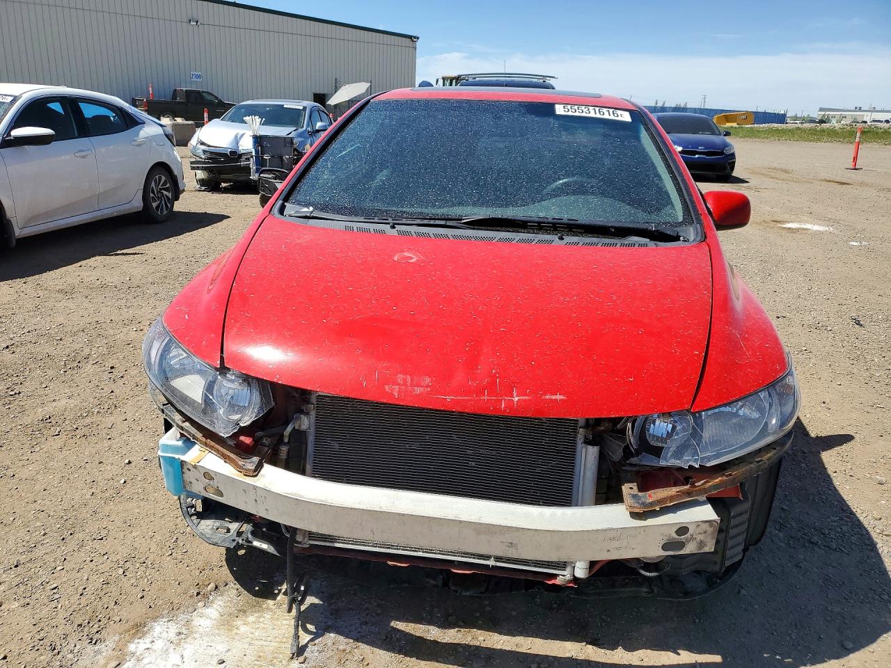 2010 Honda Civic Exl Red vin: 2HGFG1B09AH007505