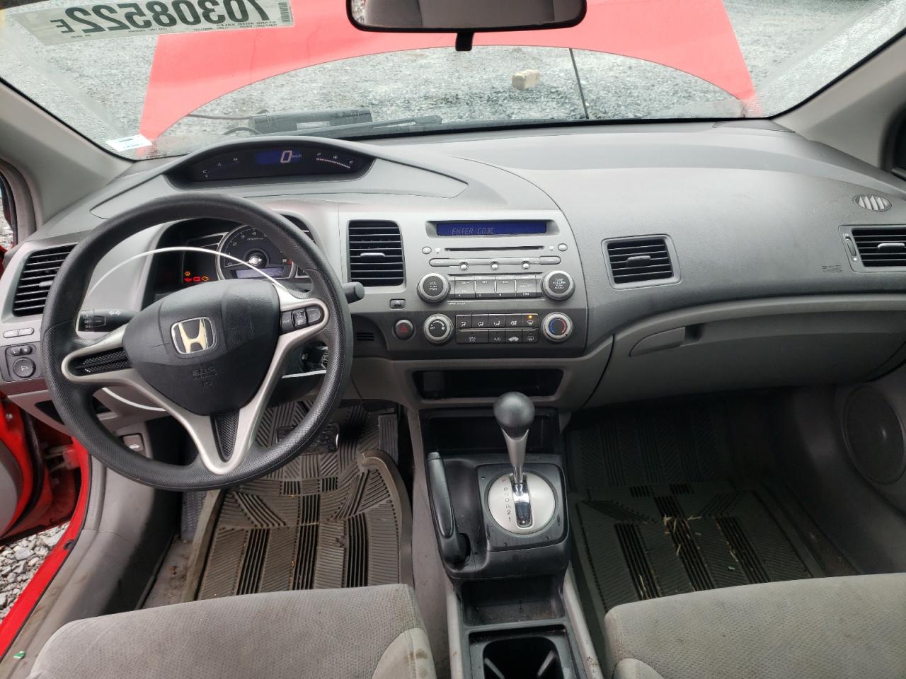 2010 Honda Civic Dx-g   Red vin: 2HGFG1B32AH006495