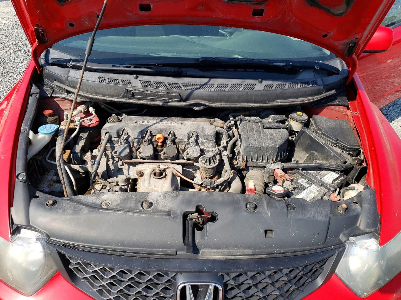 2010 Honda Civic Lx Red vin: 2HGFG1B60AH006926