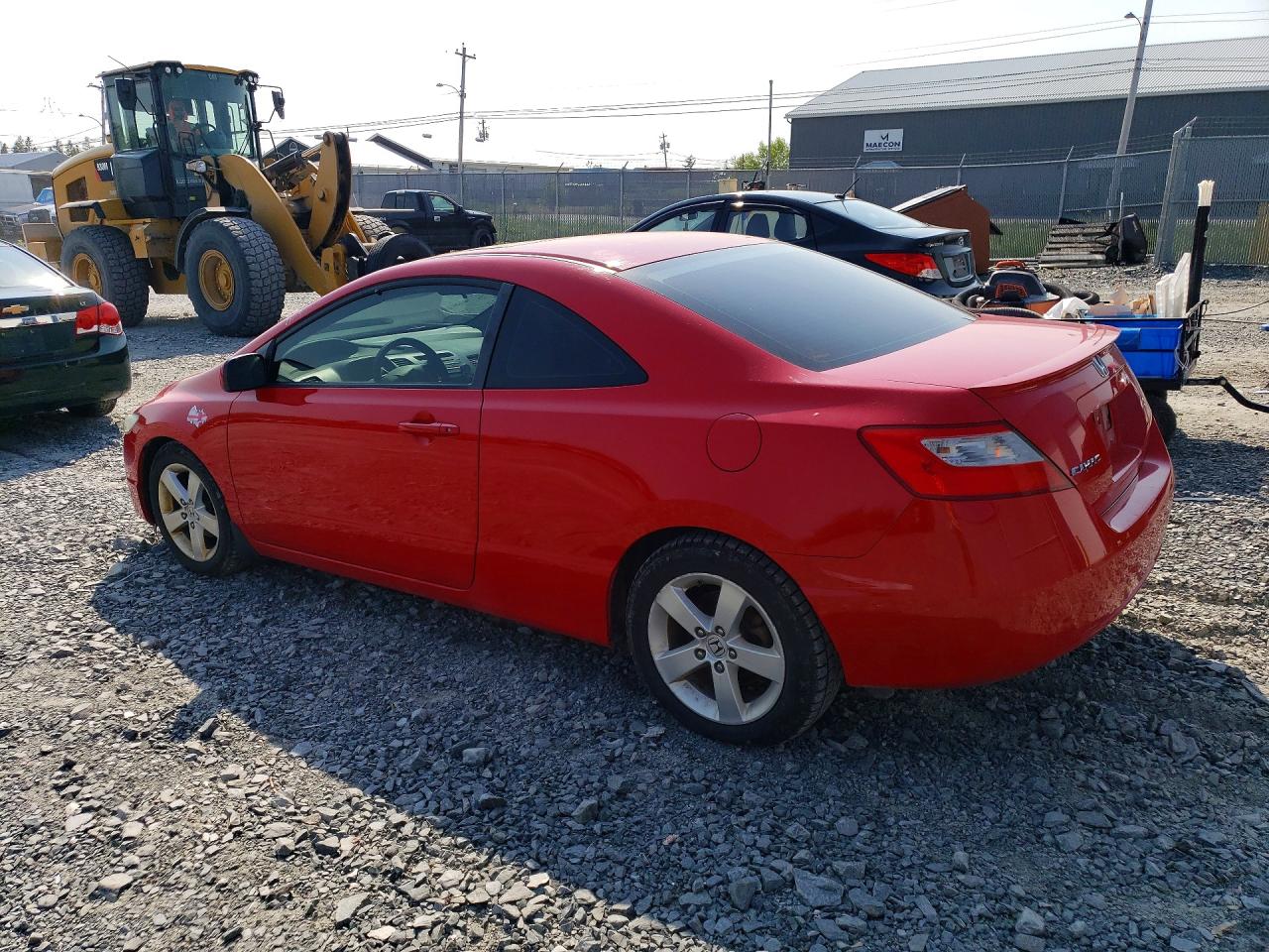 2010 Honda Civic Lx Red vin: 2HGFG1B60AH006926