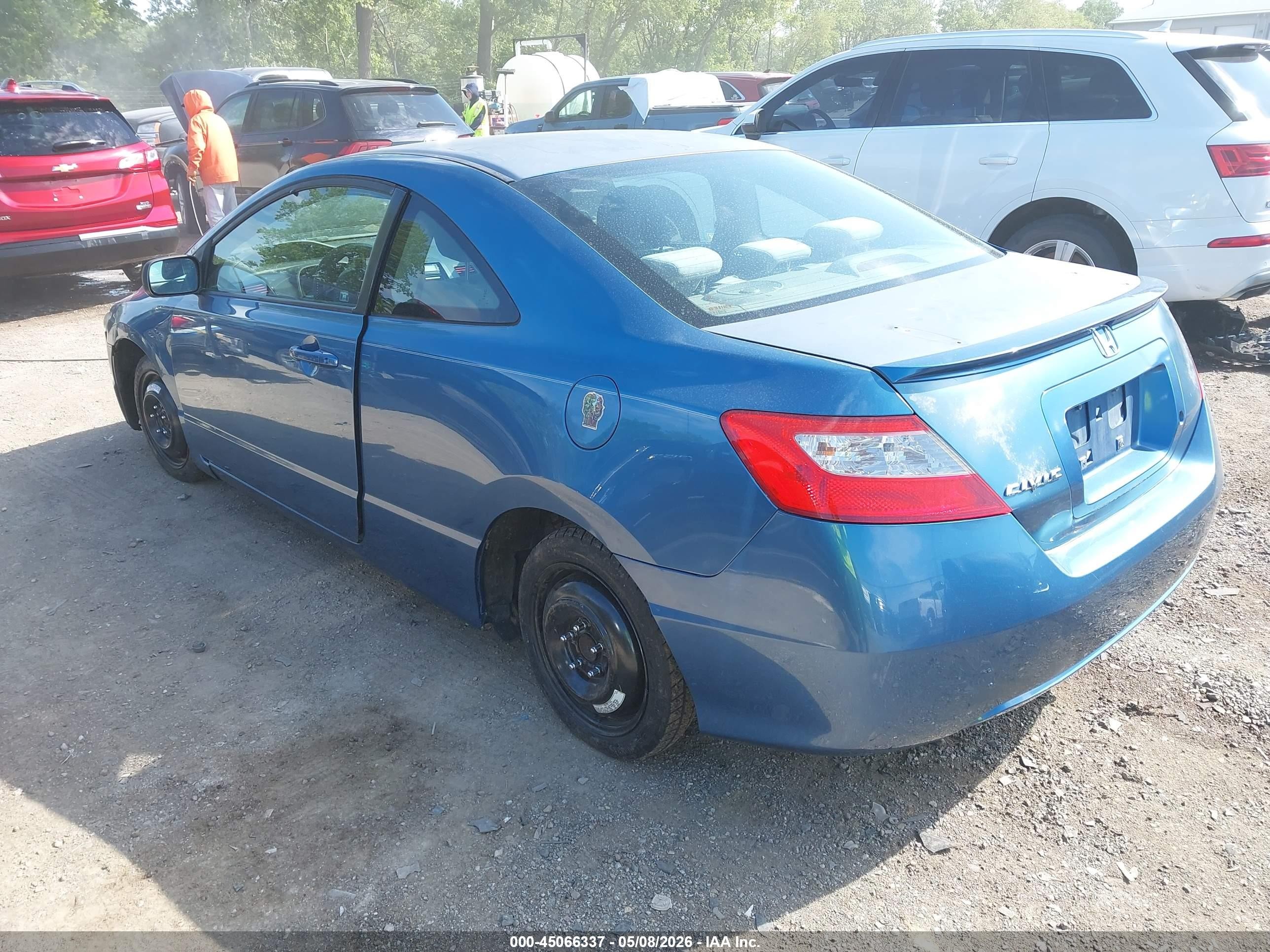 2010 Honda Civic Lx Blue vin: 2HGFG1B60AH509162