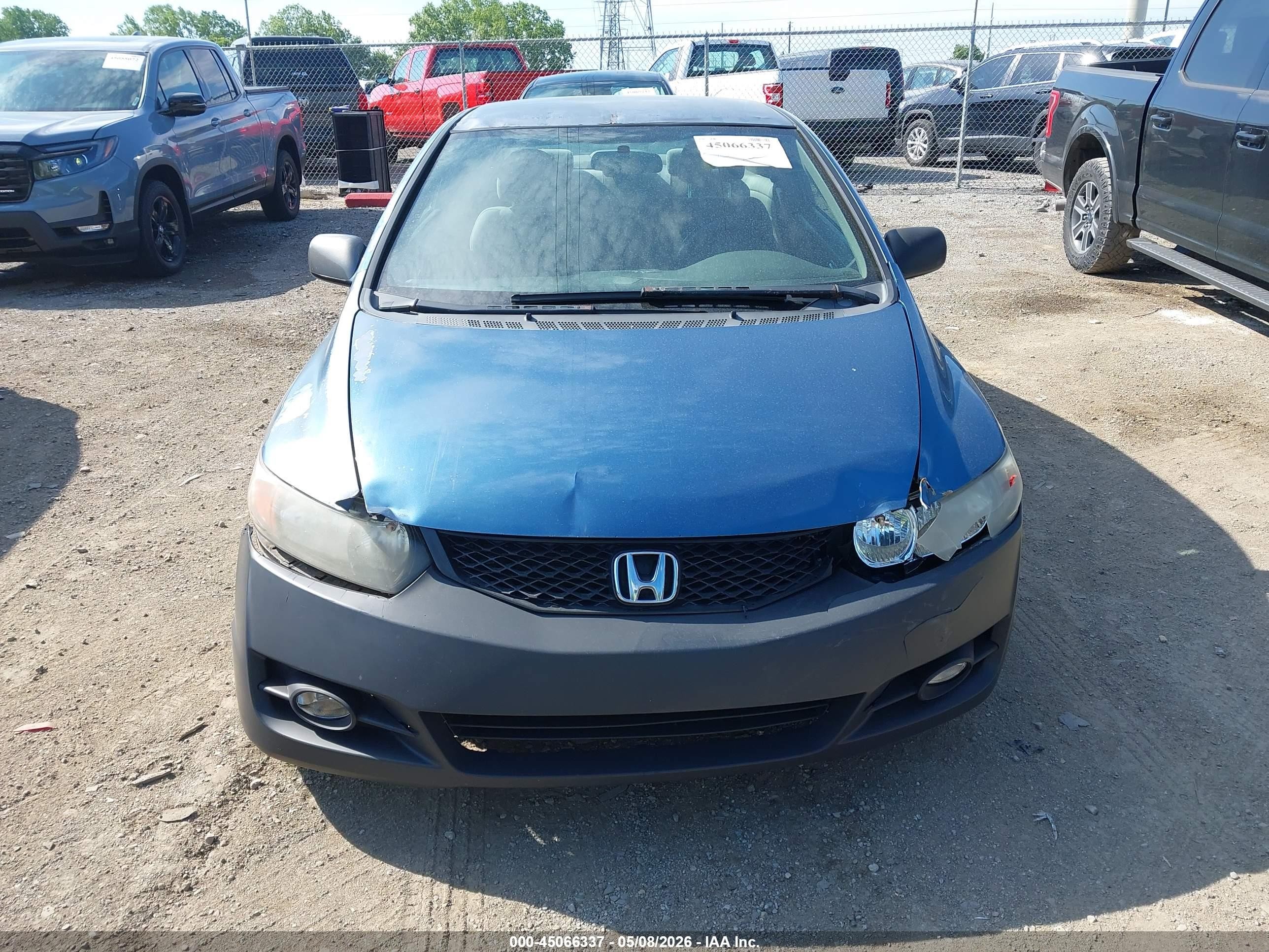 2010 Honda Civic Lx Blue vin: 2HGFG1B60AH509162