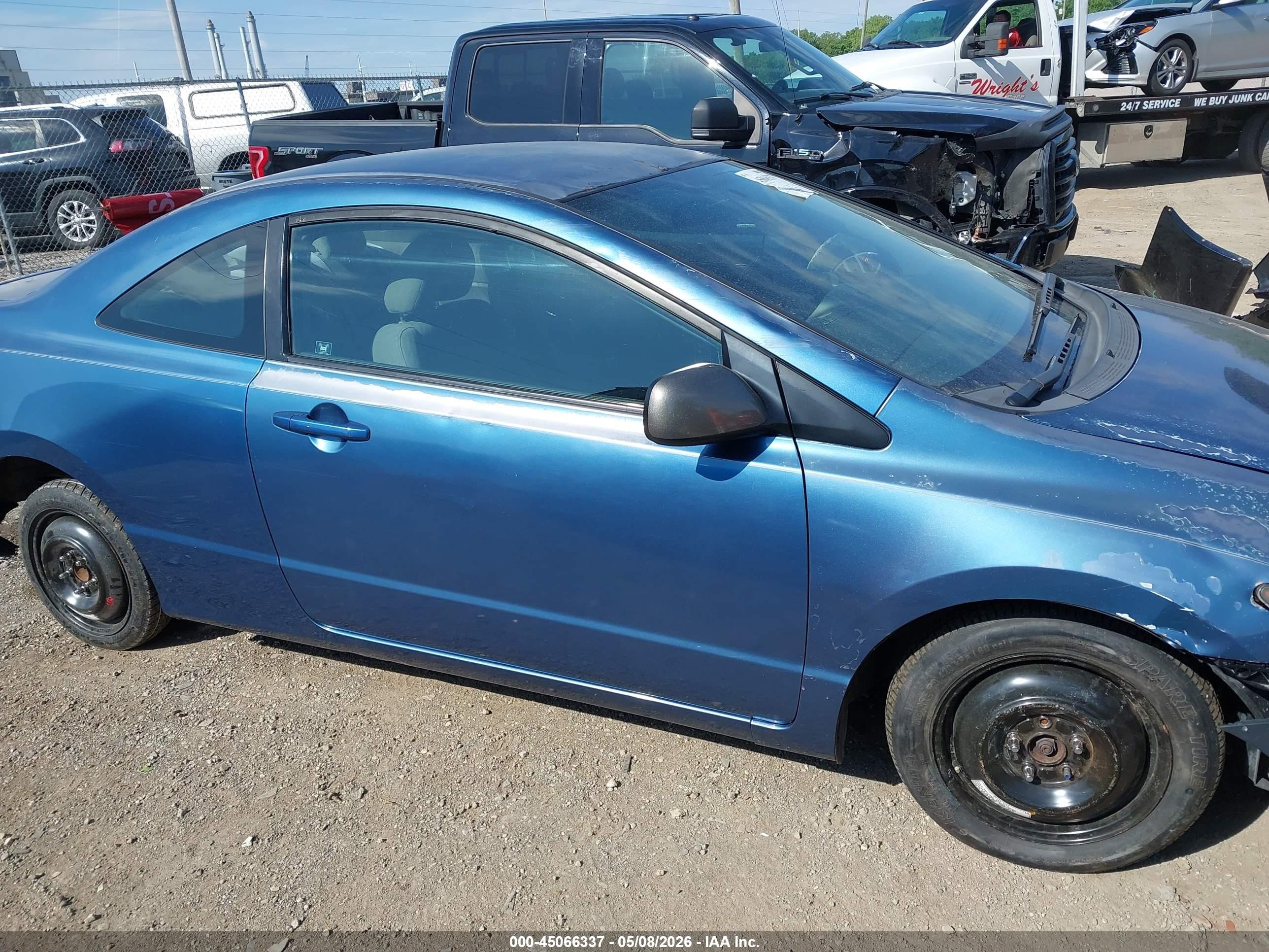 2010 Honda Civic Lx Blue vin: 2HGFG1B60AH509162