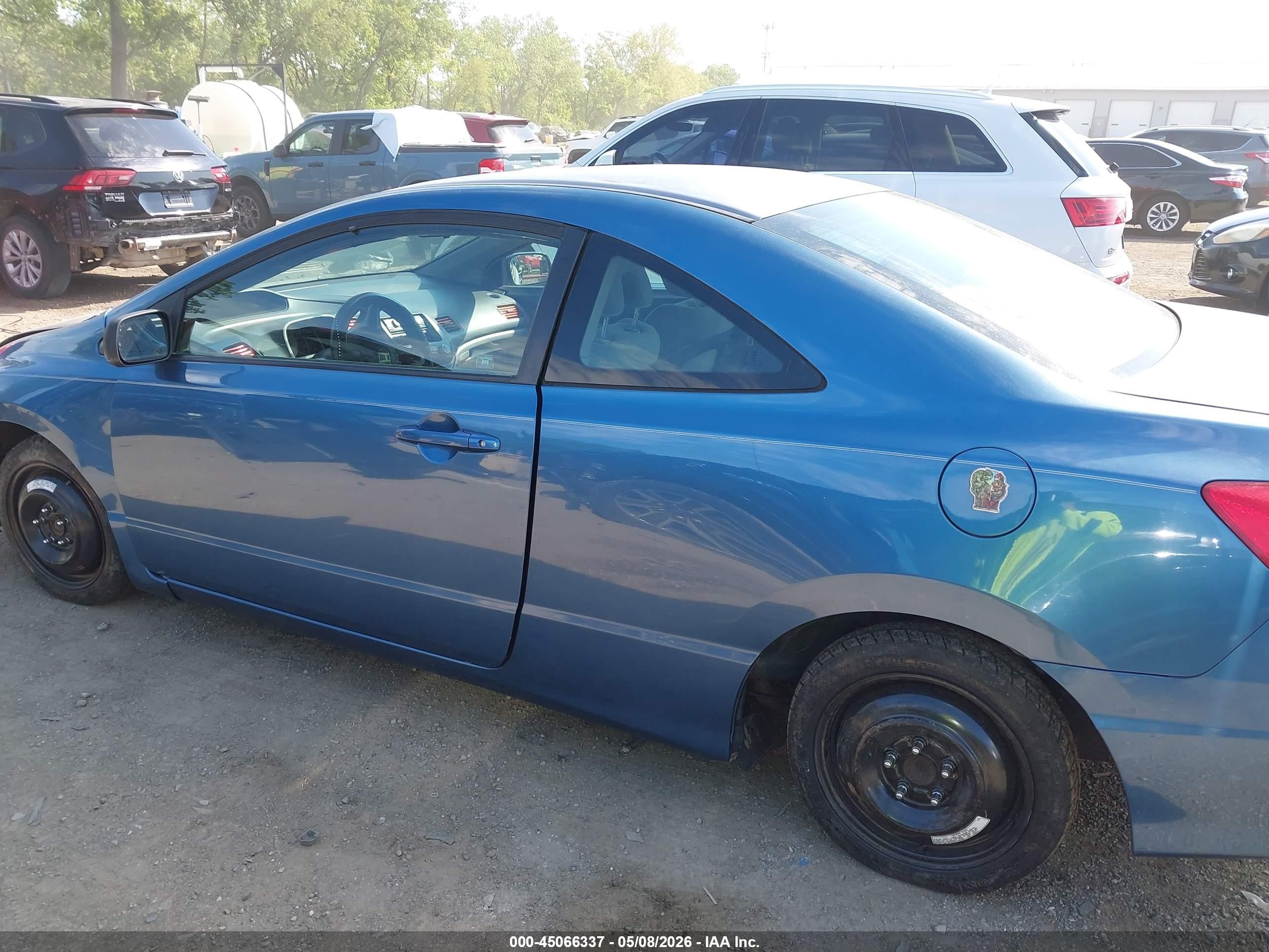 2010 Honda Civic Lx Blue vin: 2HGFG1B60AH509162