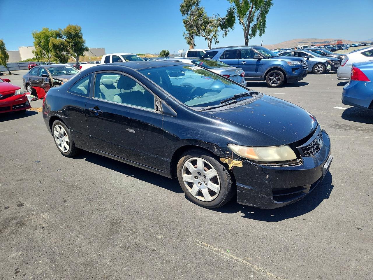 2010 Honda Civic Lx Black vin: 2HGFG1B60AH522686