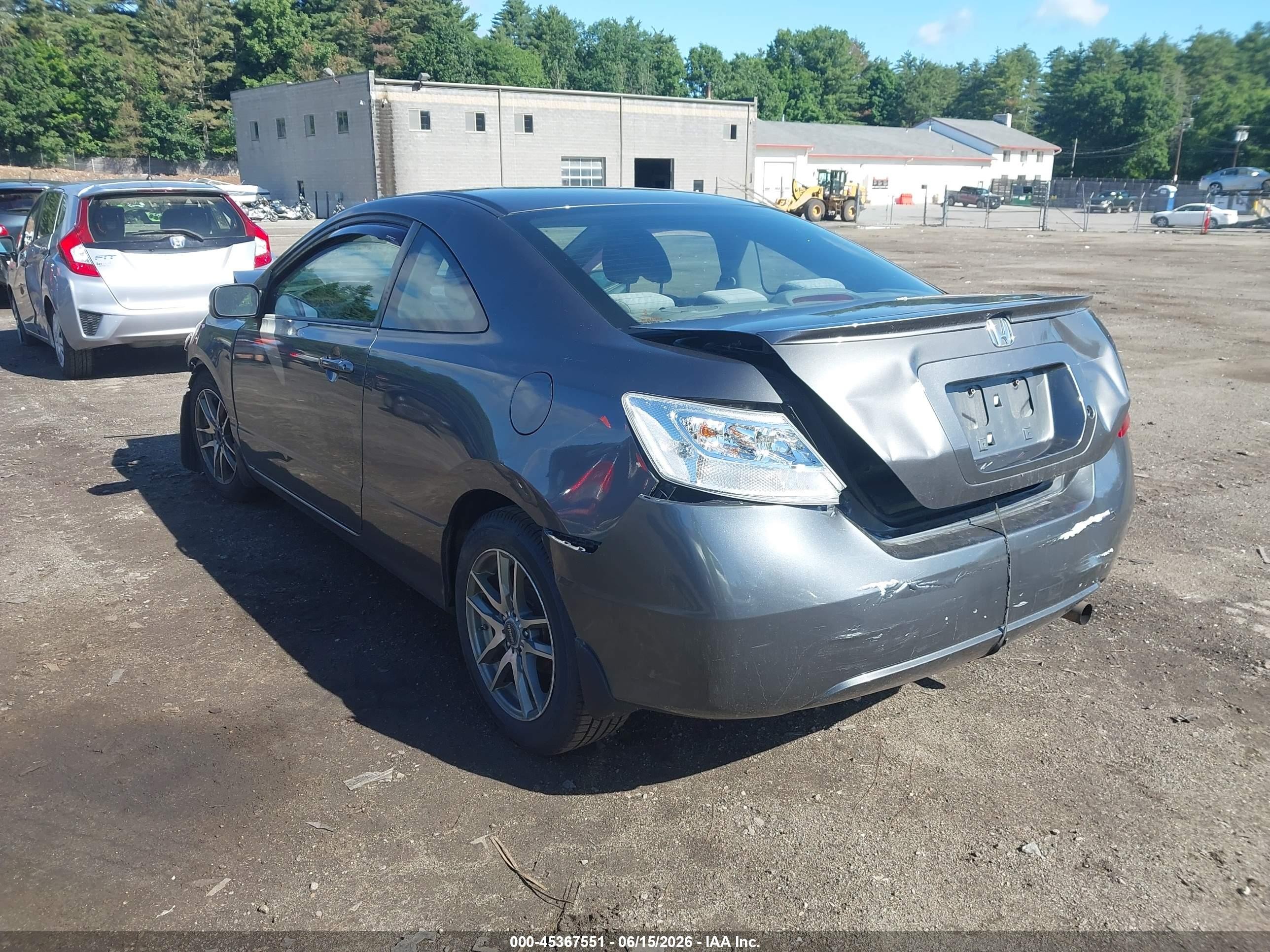 2010 Honda Civic Lx Gray vin: 2HGFG1B60AH535227
