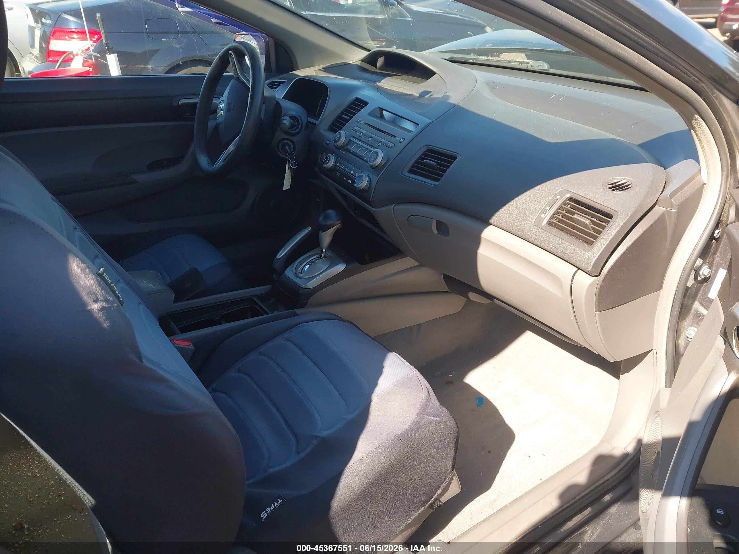 2010 Honda Civic Lx Gray vin: 2HGFG1B60AH535227